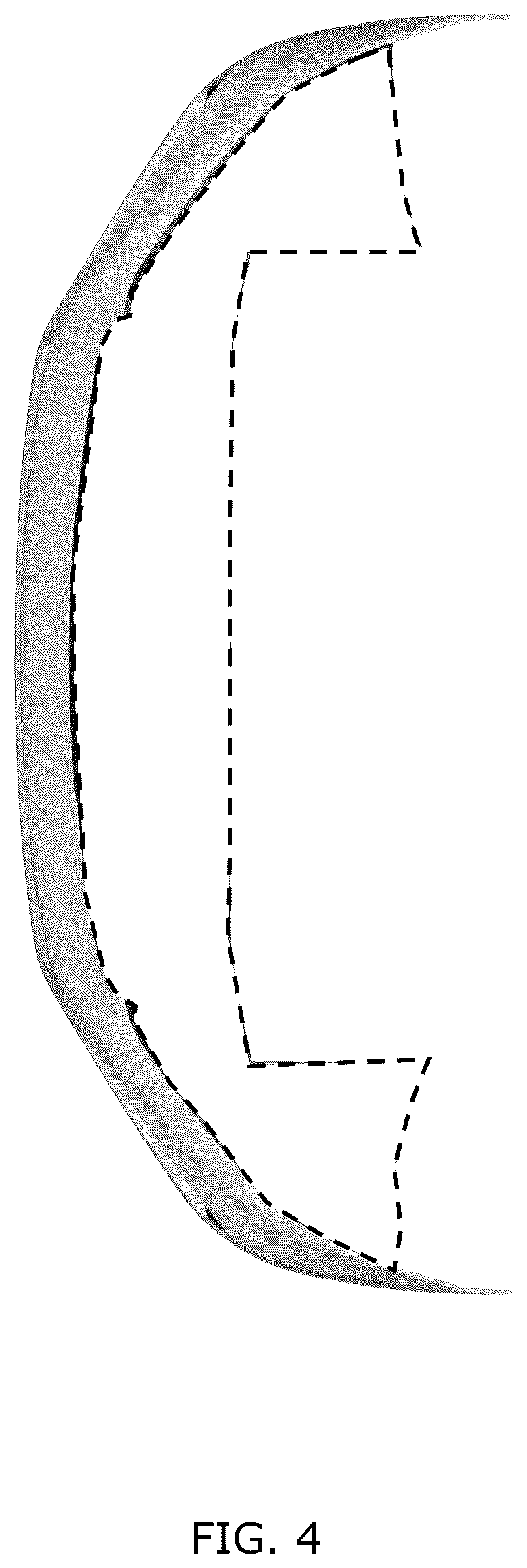 Patent USD1043481 Figure 3 – Front bumper for vehicle
