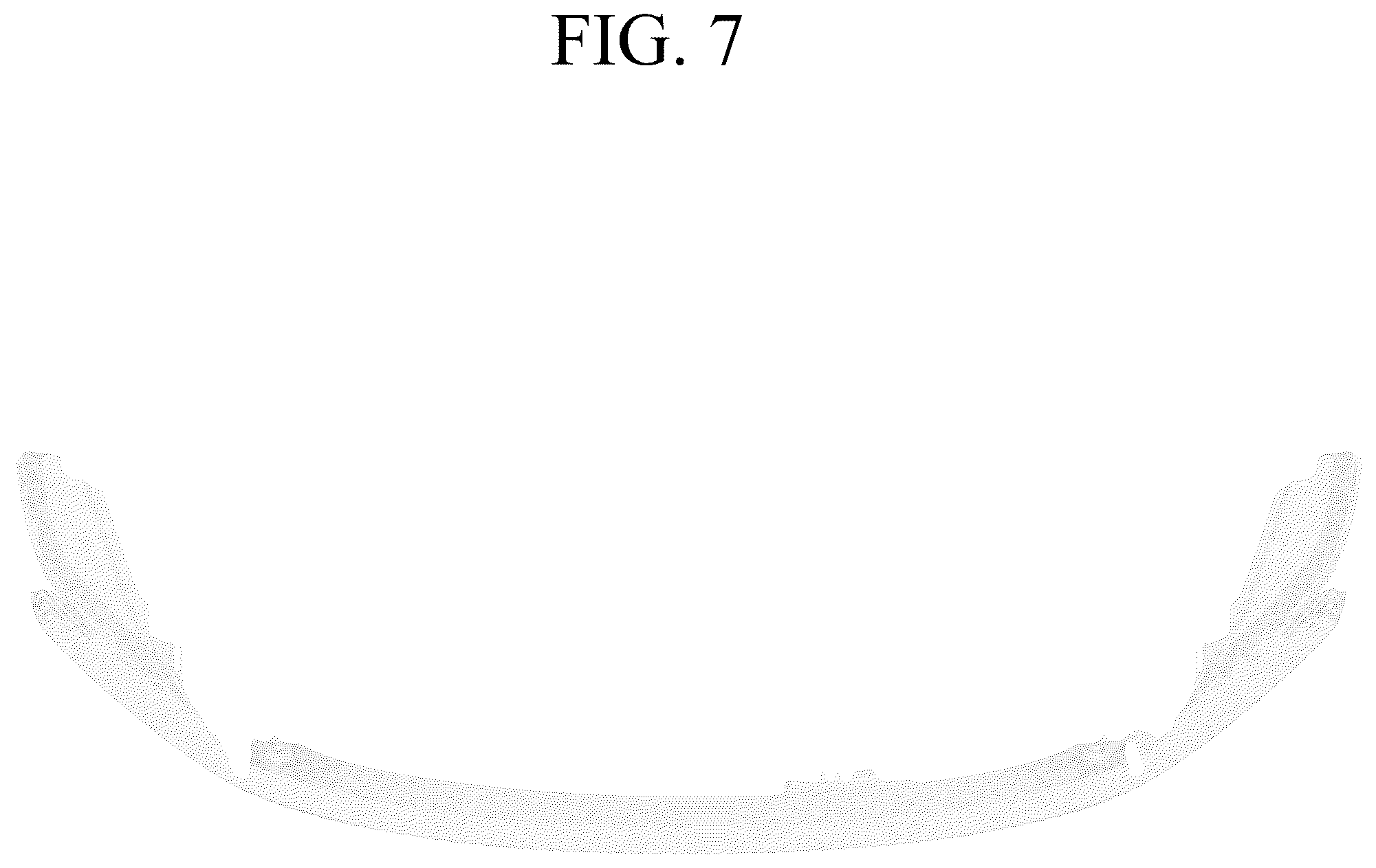 Patent USD1043482 Figure 7 – Rear bumper for automobile
