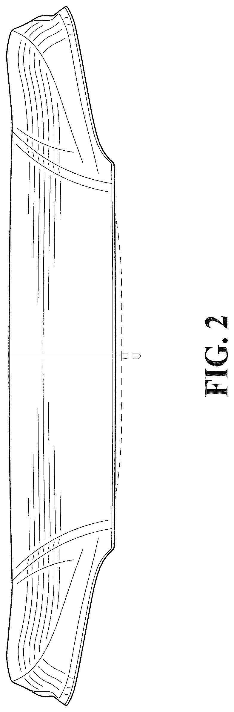 Patent USD1043487 Figure 2 – Vehicle hood