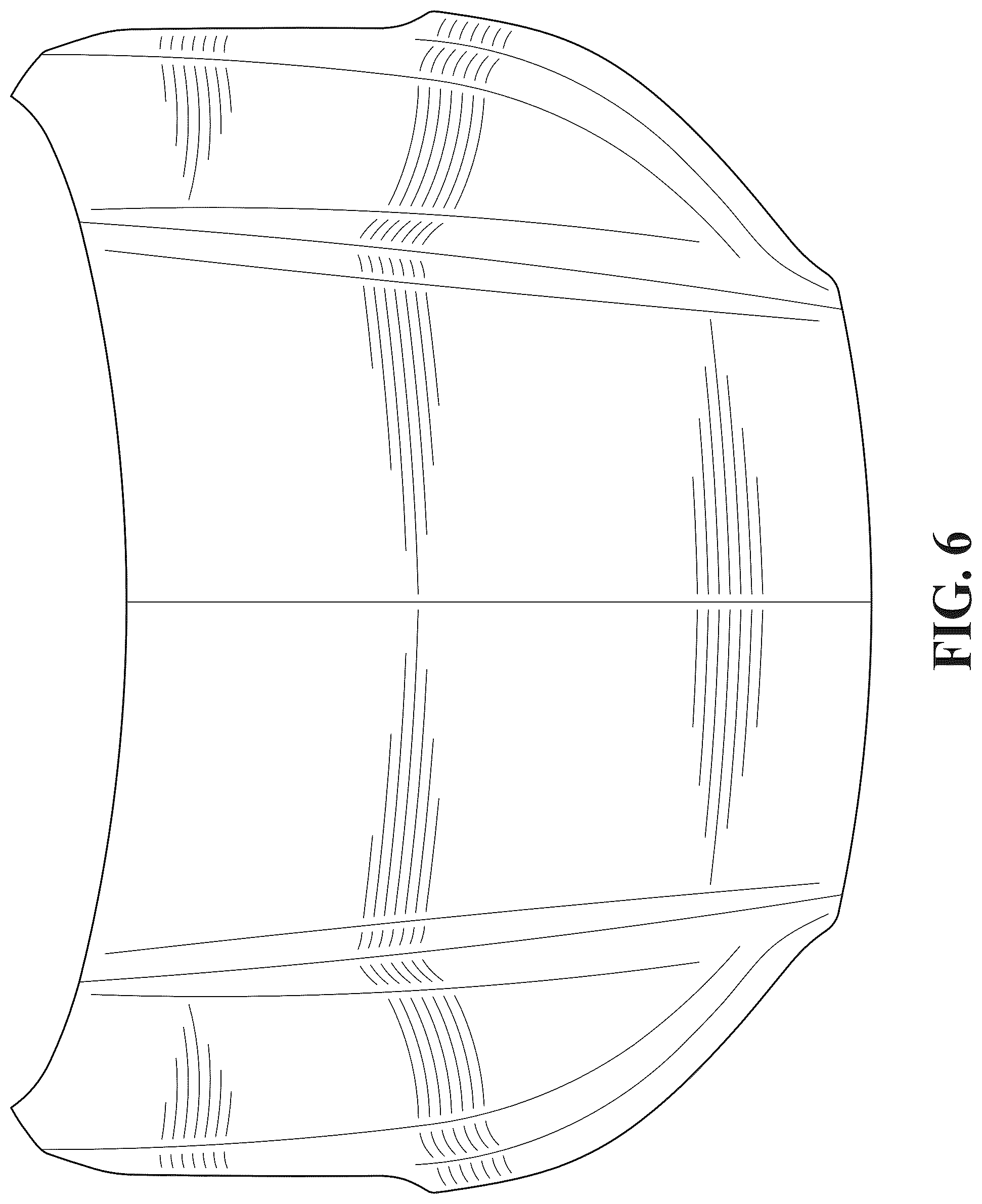 Patent USD1043487 Figure 6 – Vehicle hood