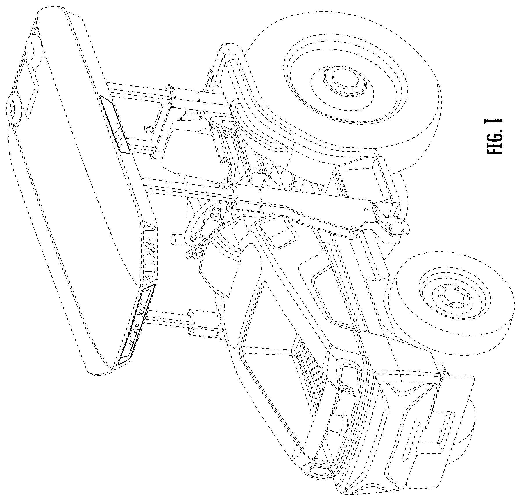 Patent USD1043488 Figure 1 – Tractor roof