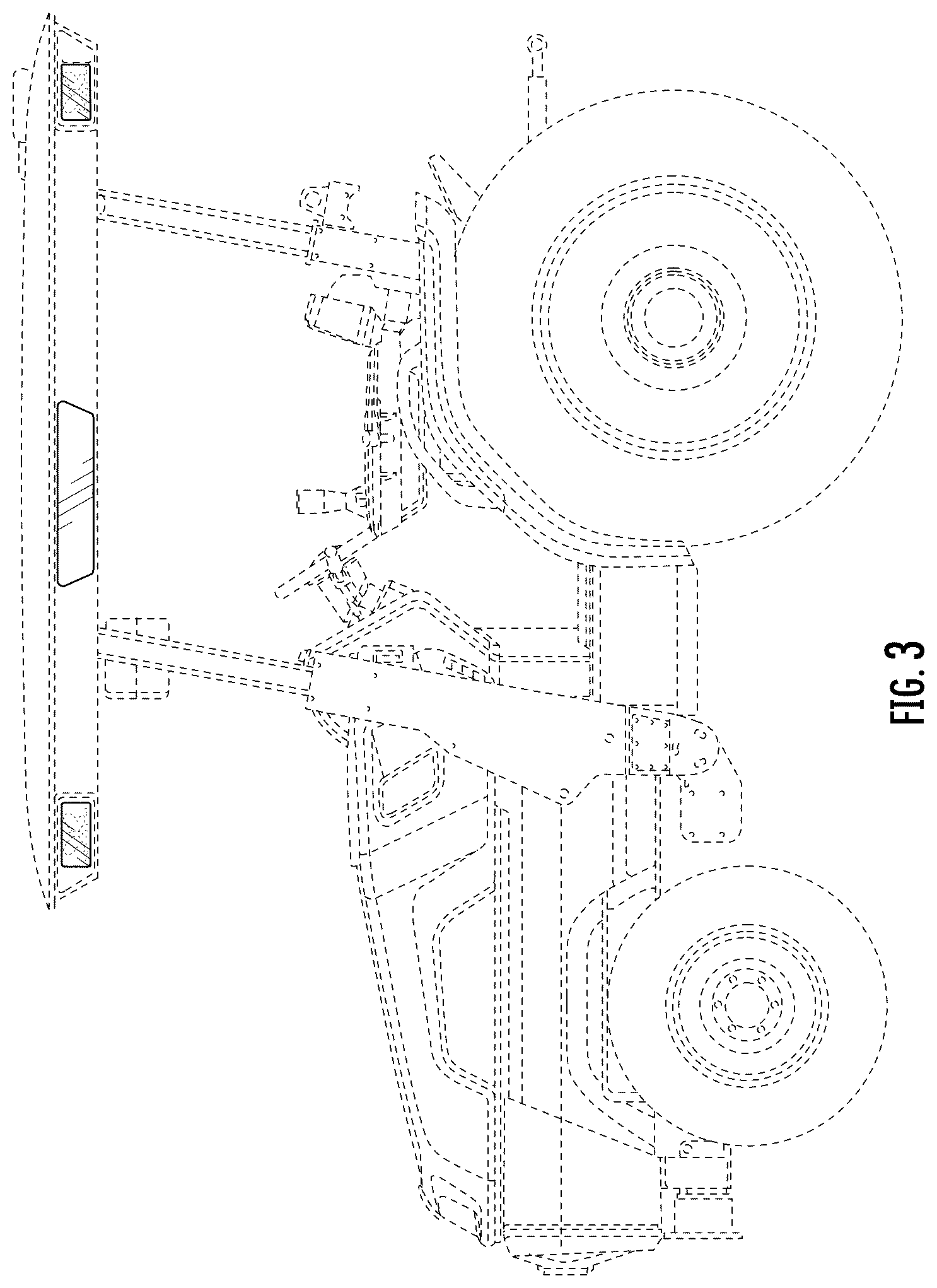 Patent USD1043488 Figure 3 – Tractor roof
