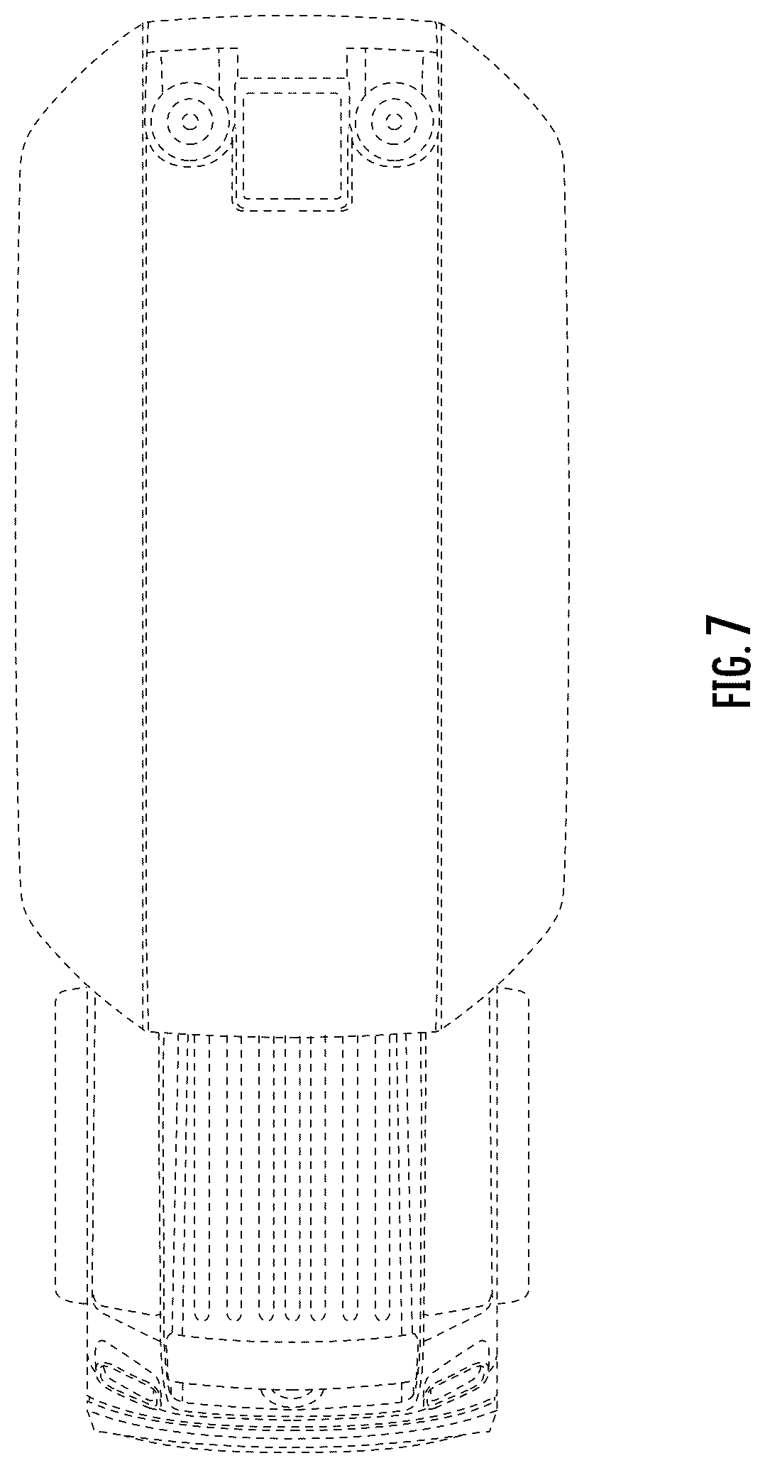 Patent USD1043488 Figure 7 – Tractor roof