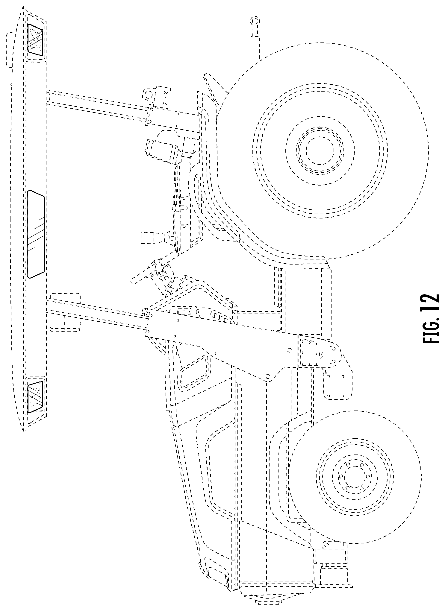 Patent USD1043488 Figure 12 – Tractor roof