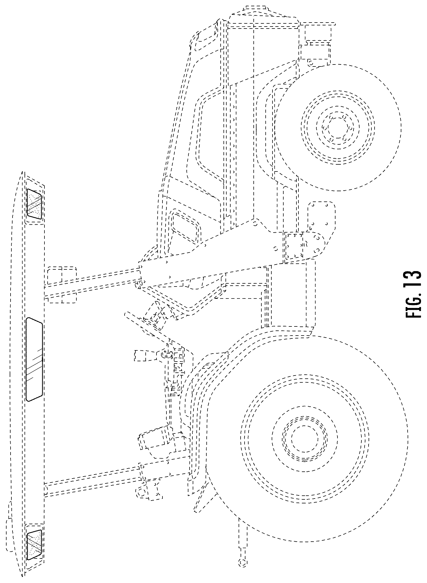 Patent USD1043488 Figure 13 – Tractor roof