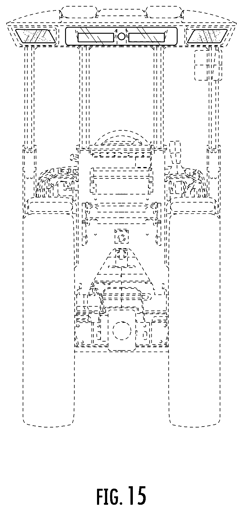 Patent USD1043488 Figure 15 – Tractor roof