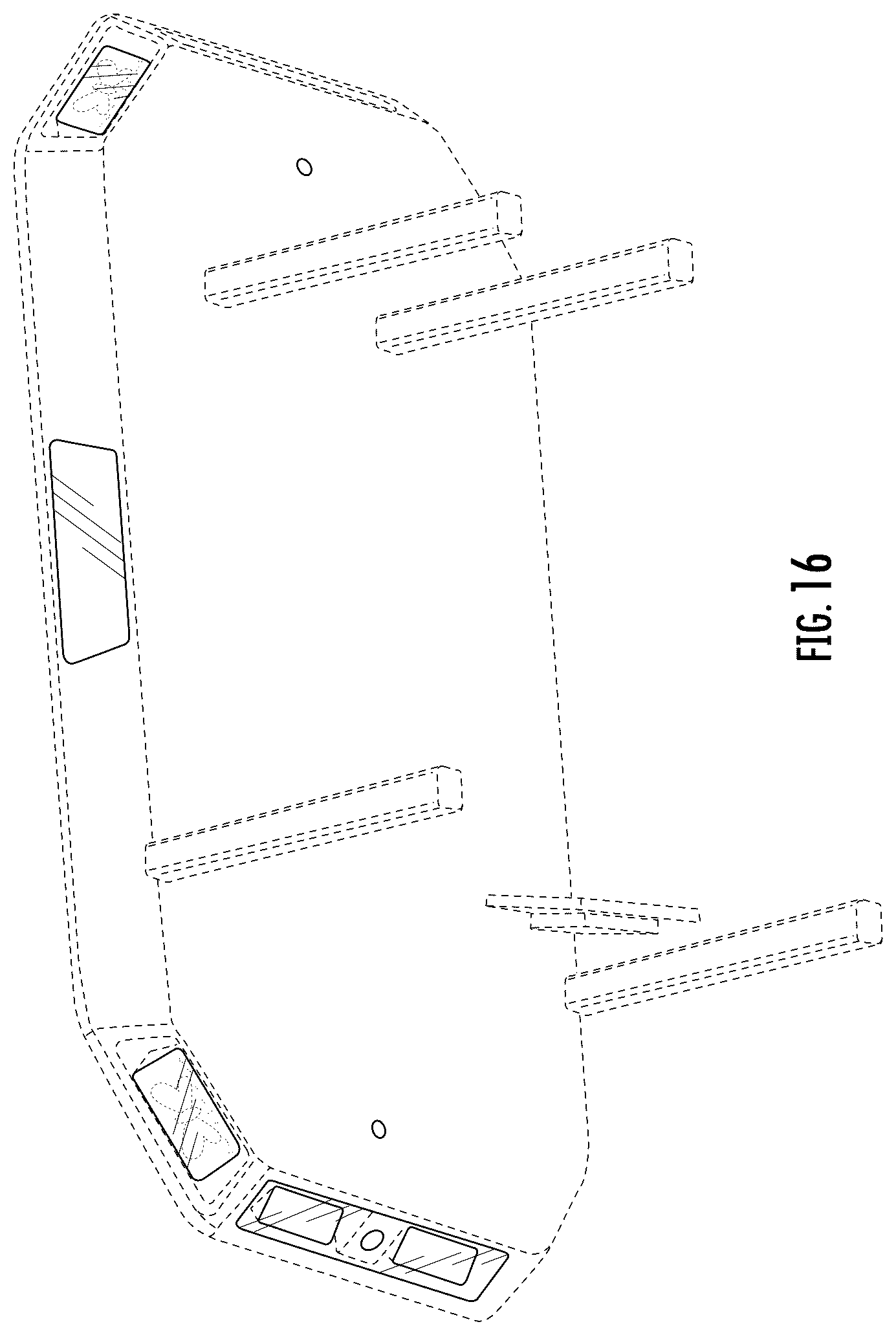 Patent USD1043488 Figure 16 – Tractor roof