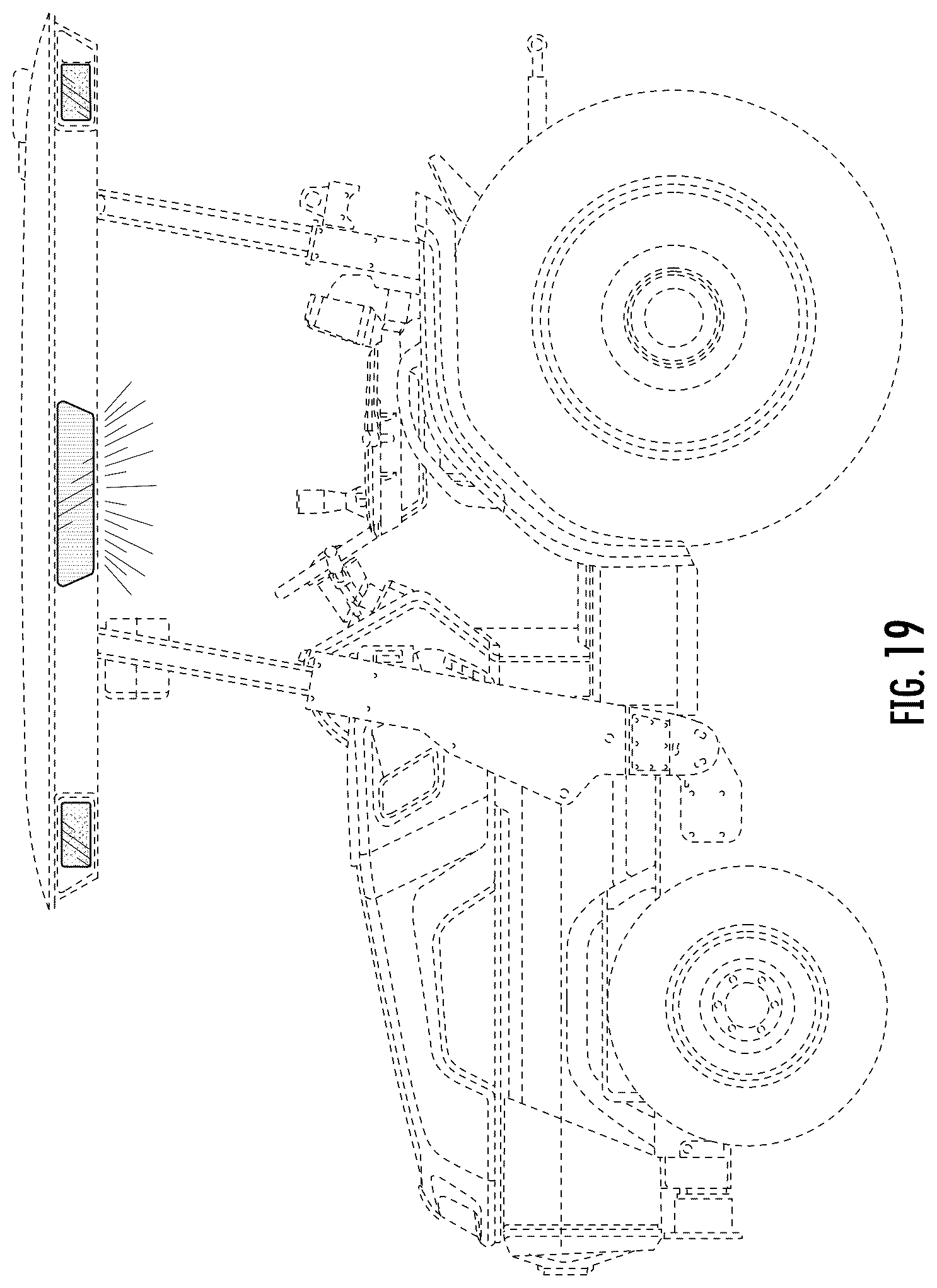 Patent USD1043488 Figure 19 – Tractor roof