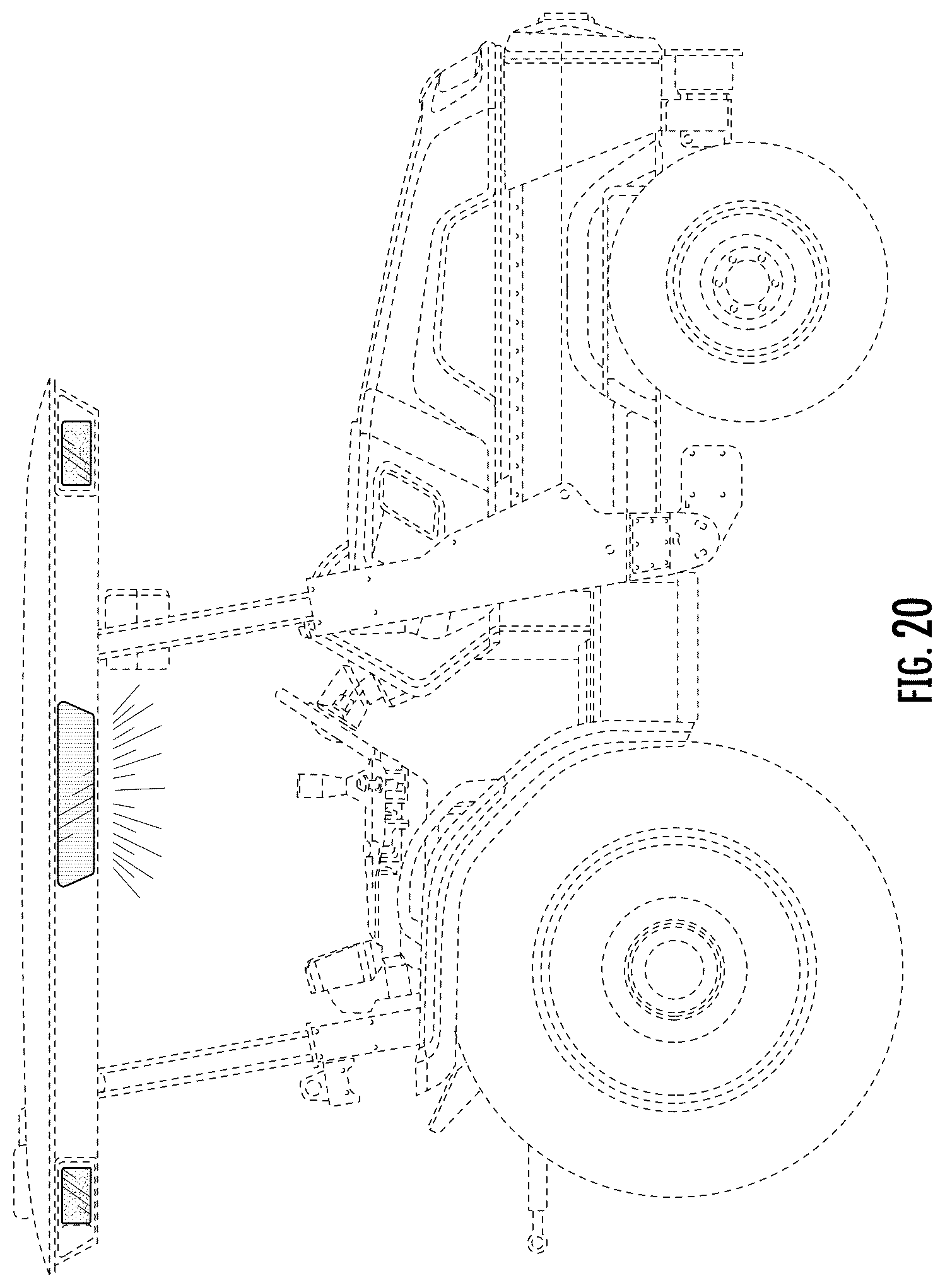 Patent USD1043488 Figure 20 – Tractor roof