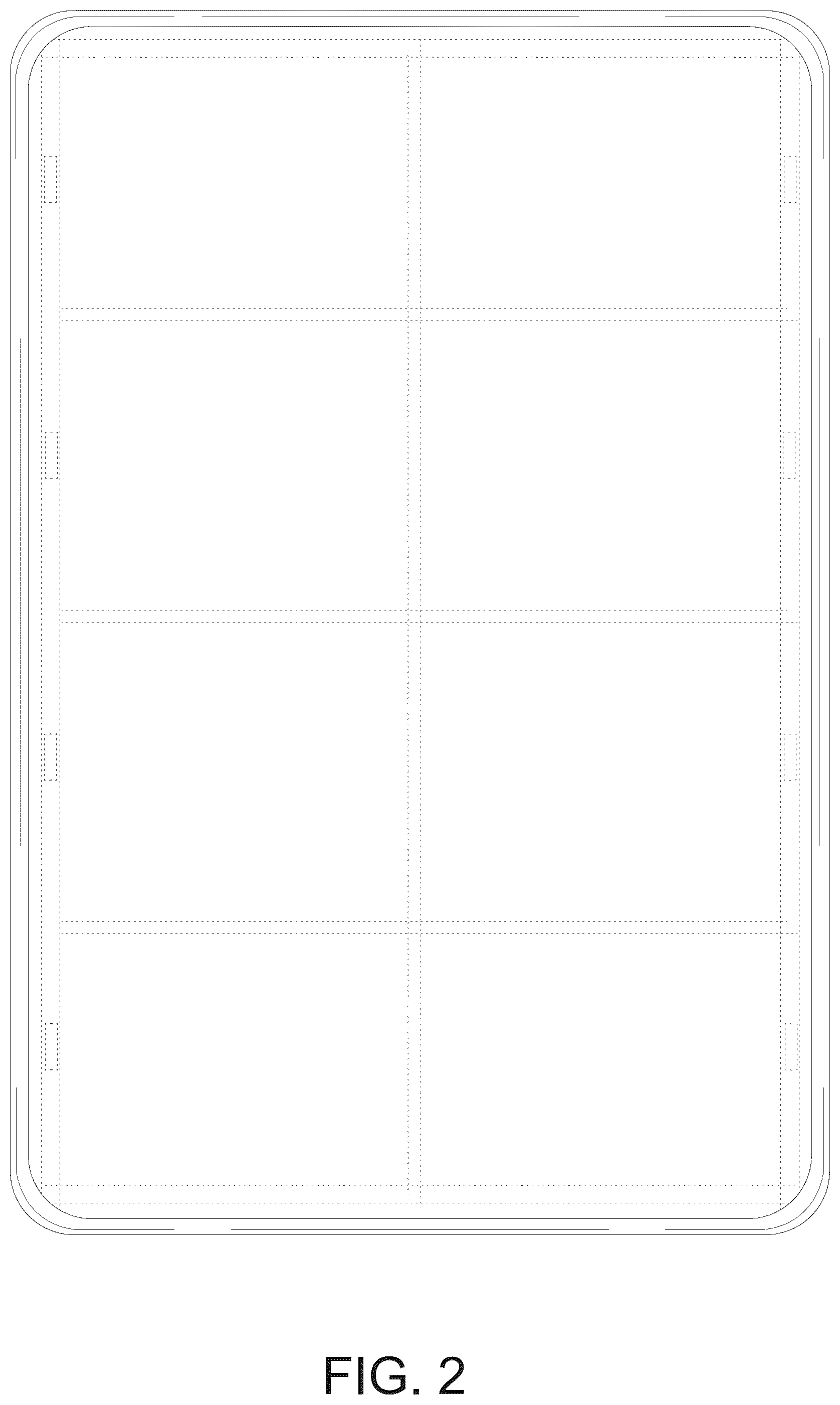 Patent USD1043490 Figure 2 – RV window shade cover