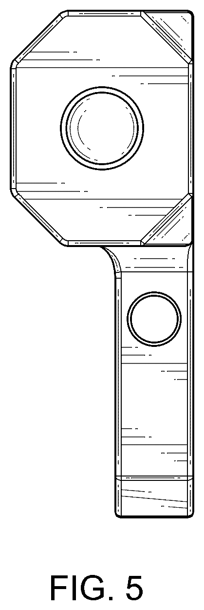 Patent USD1043491 Figure 5 – Mud flap mounting plate
