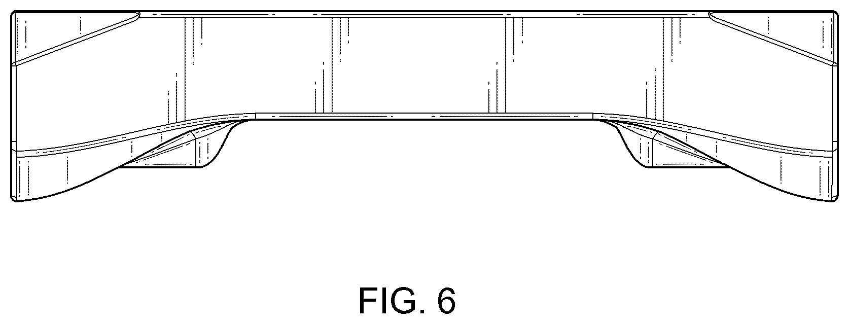 Patent USD1043491 Figure 6 – Mud flap mounting plate