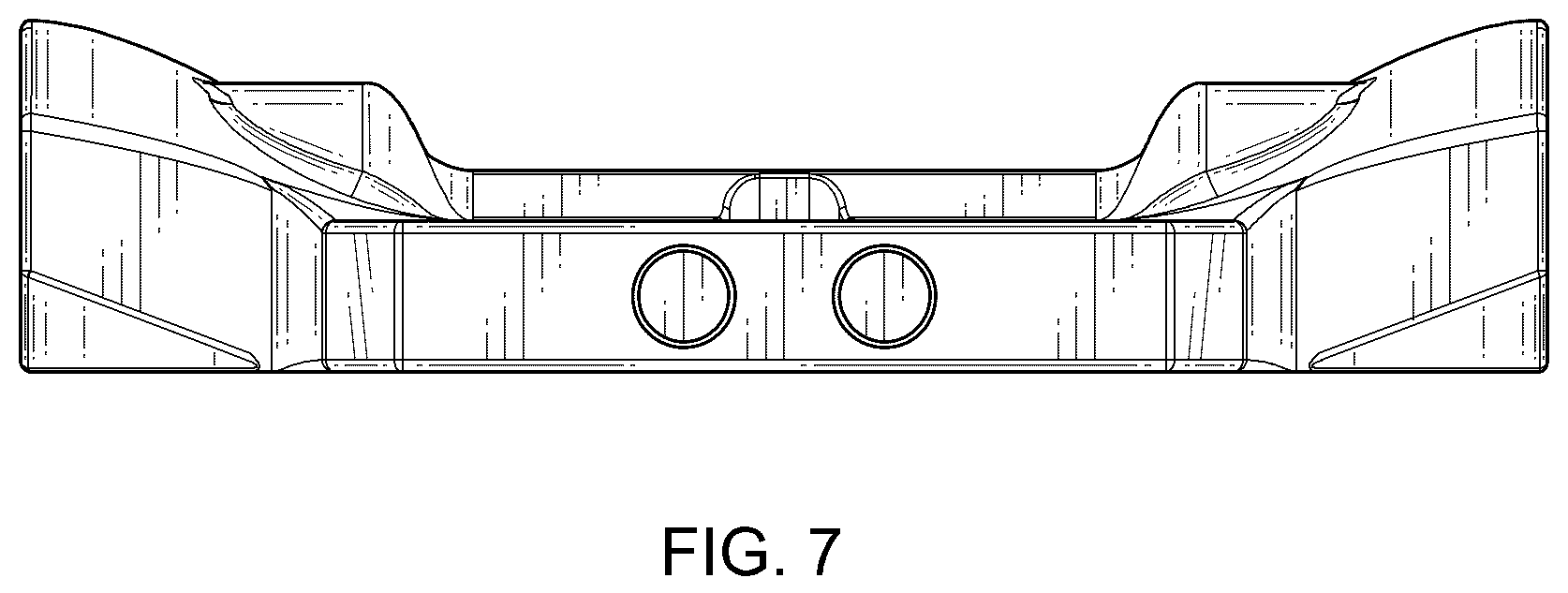 Patent USD1043491 Figure 7 – Mud flap mounting plate