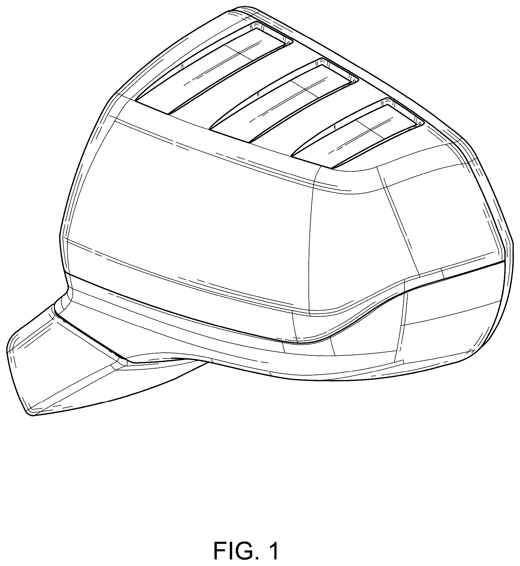 Patent USD1043493 Figure 1 – Vehicle mirror