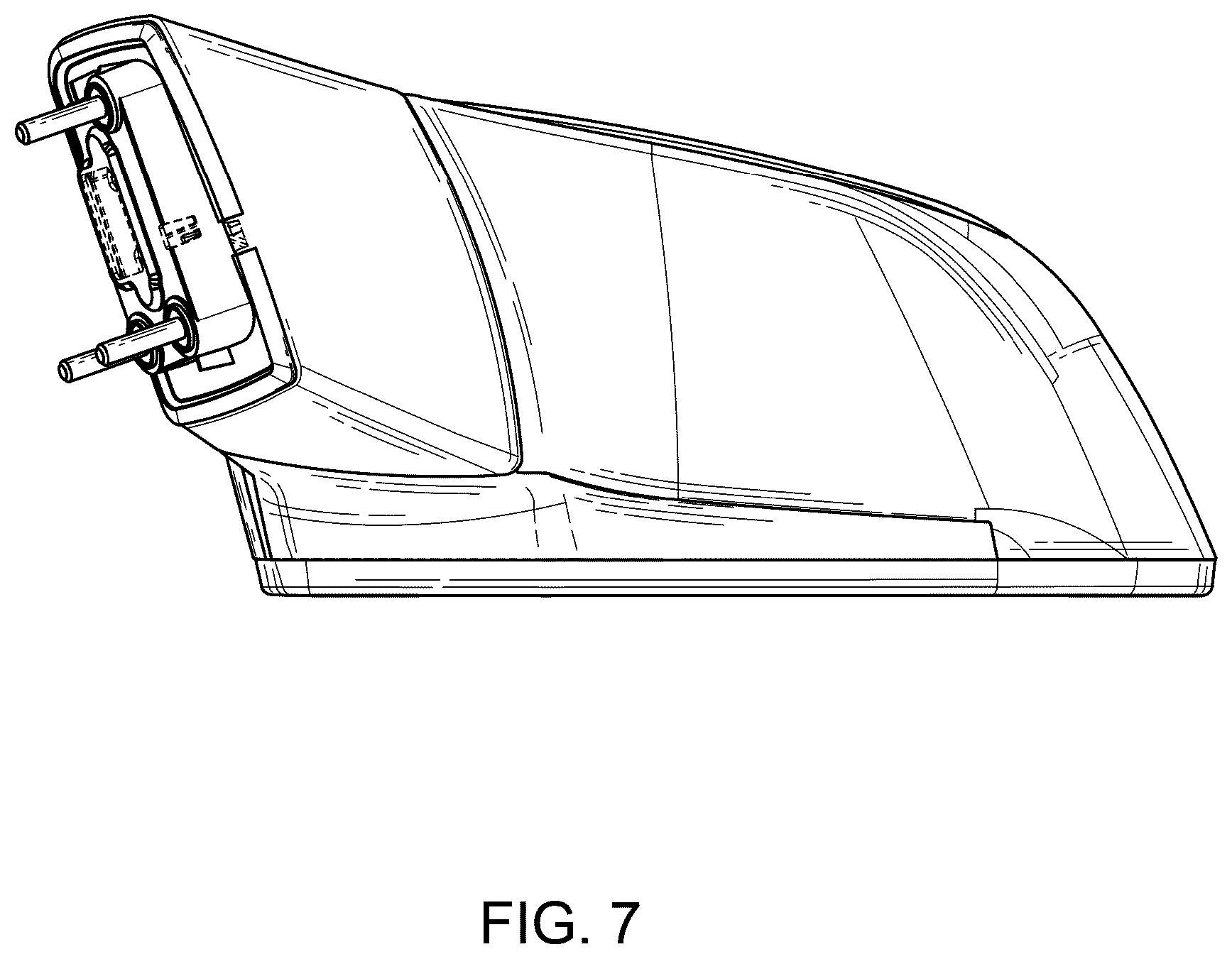 Patent USD1043493 Figure 7 – Vehicle mirror