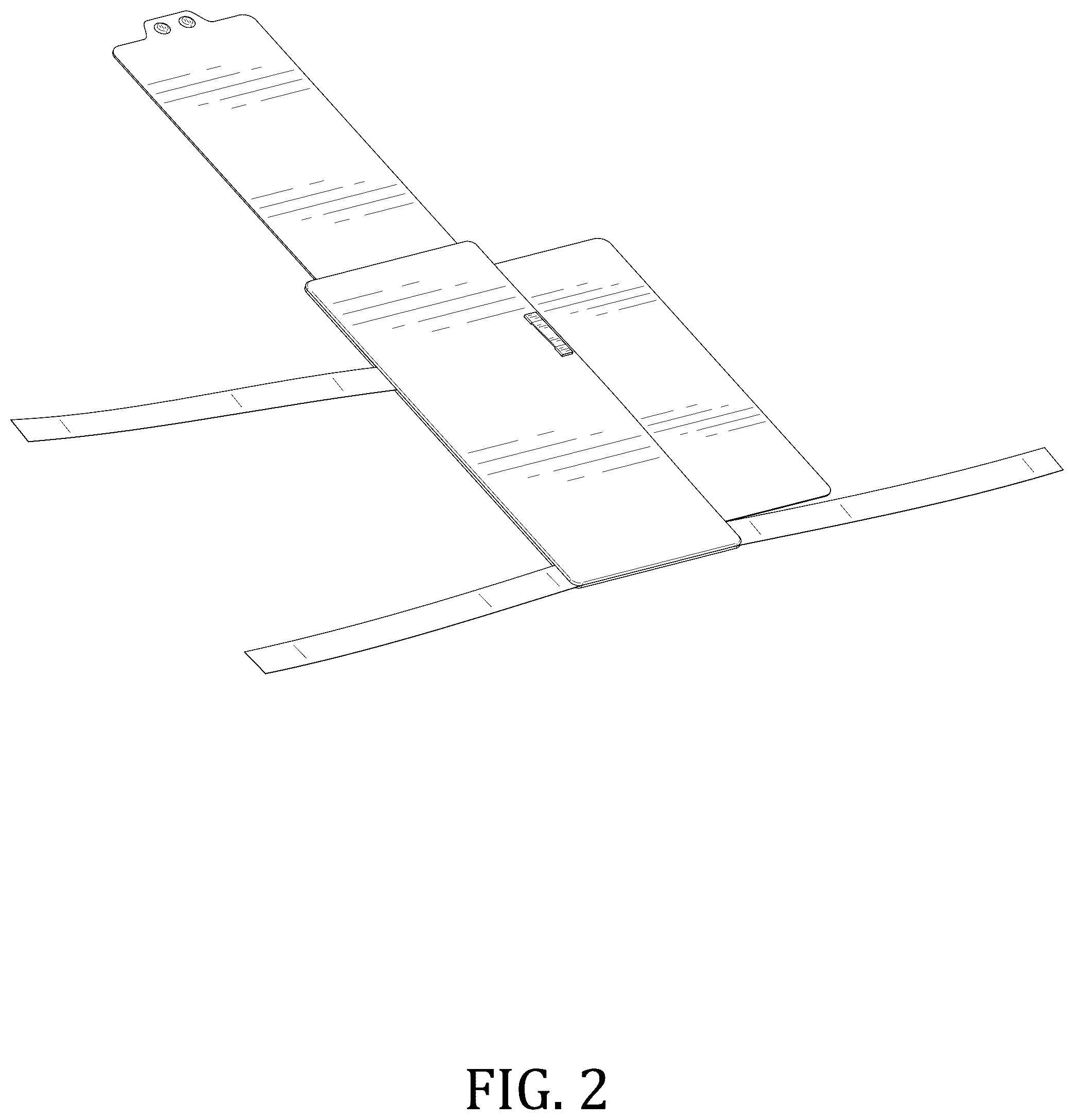 Patent USD1043494 Figure 2 – Sun visor extender for car