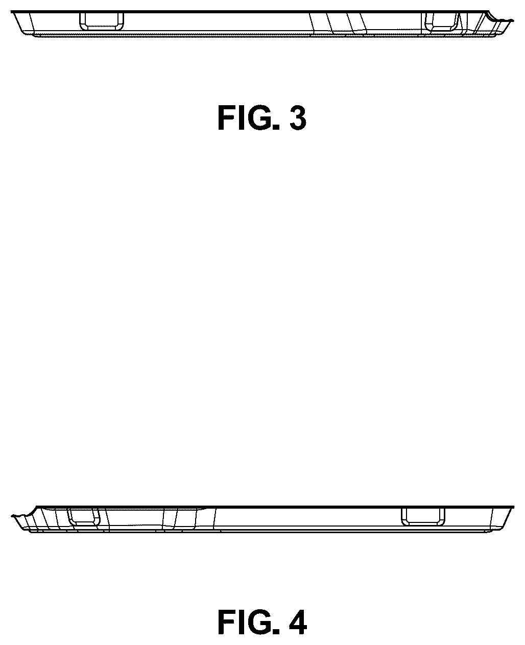 Patent USD1043497 Figure 3 – Vehicle floor mat