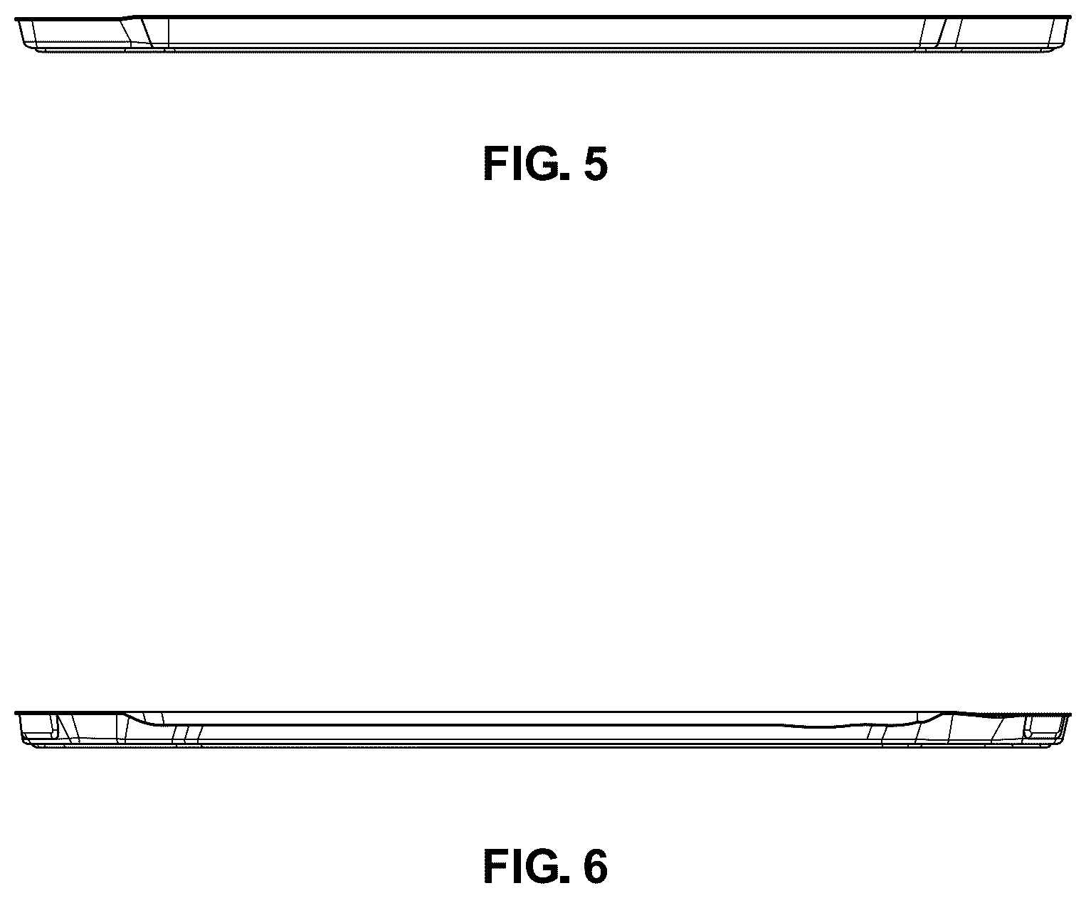 Patent USD1043497 Figure 4 – Vehicle floor mat
