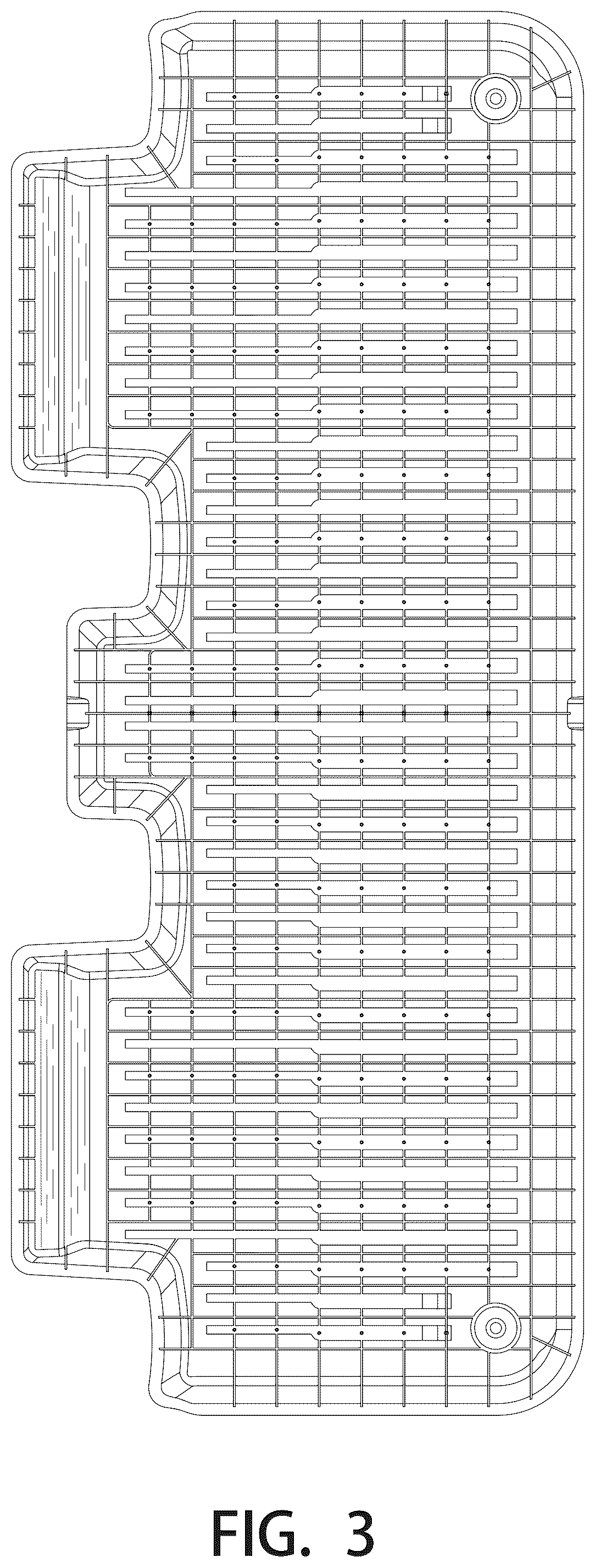 Patent USD1043499 Figure 3 – Car foot mat set
