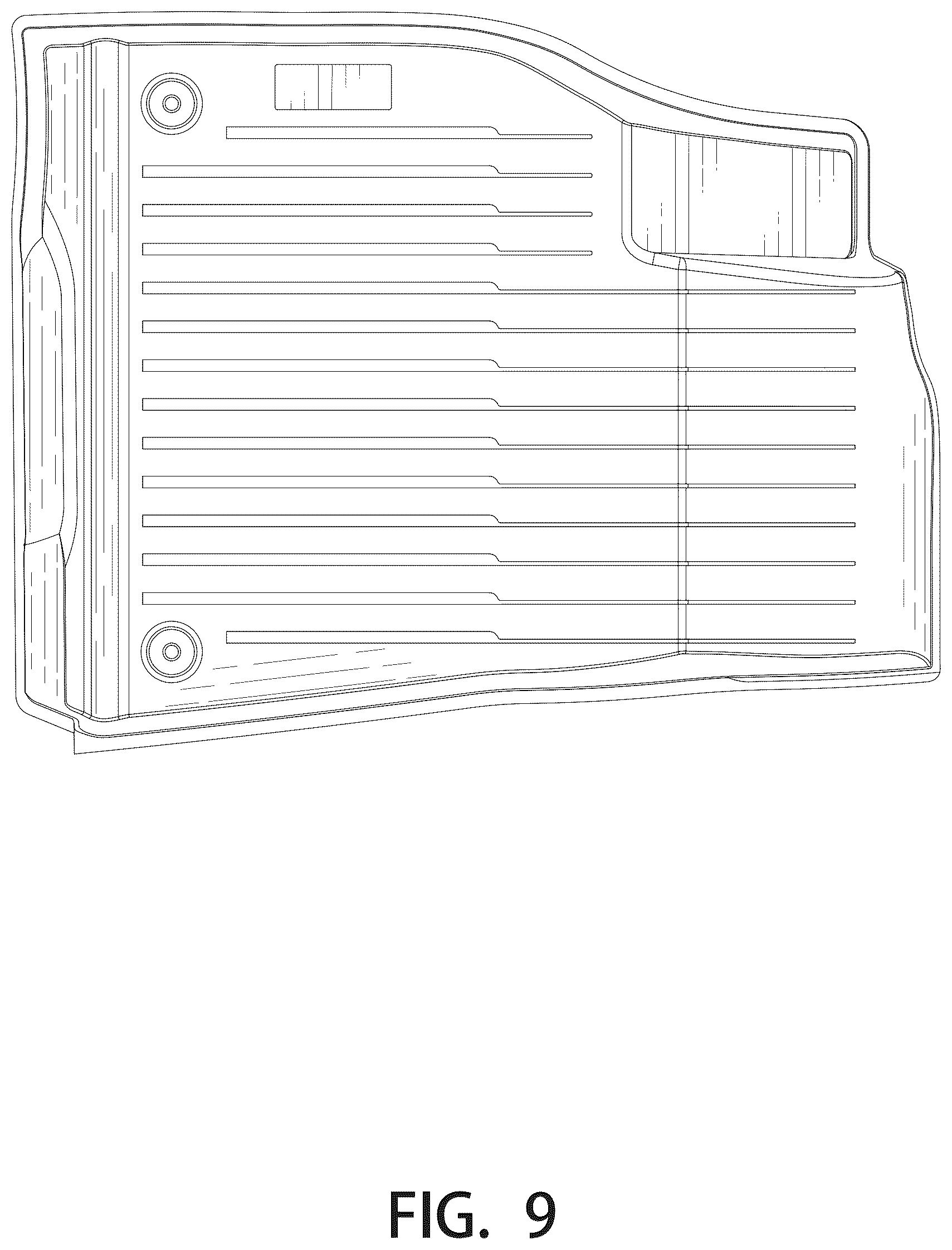 Patent USD1043499 Figure 9 – Car foot mat set