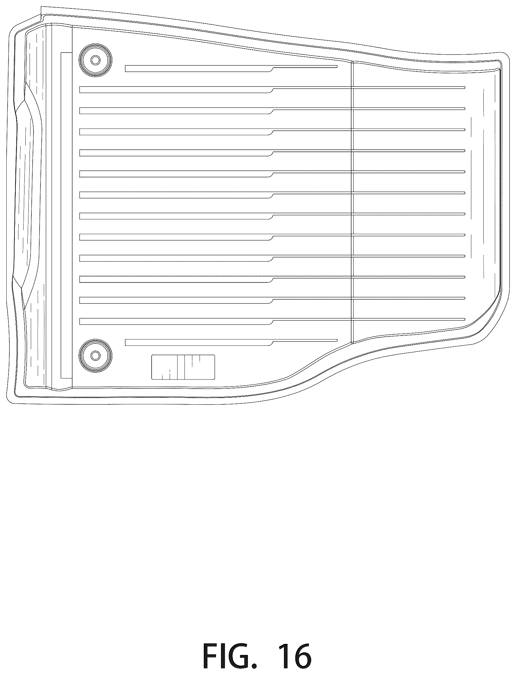 Patent USD1043499 Figure 16 – Car foot mat set