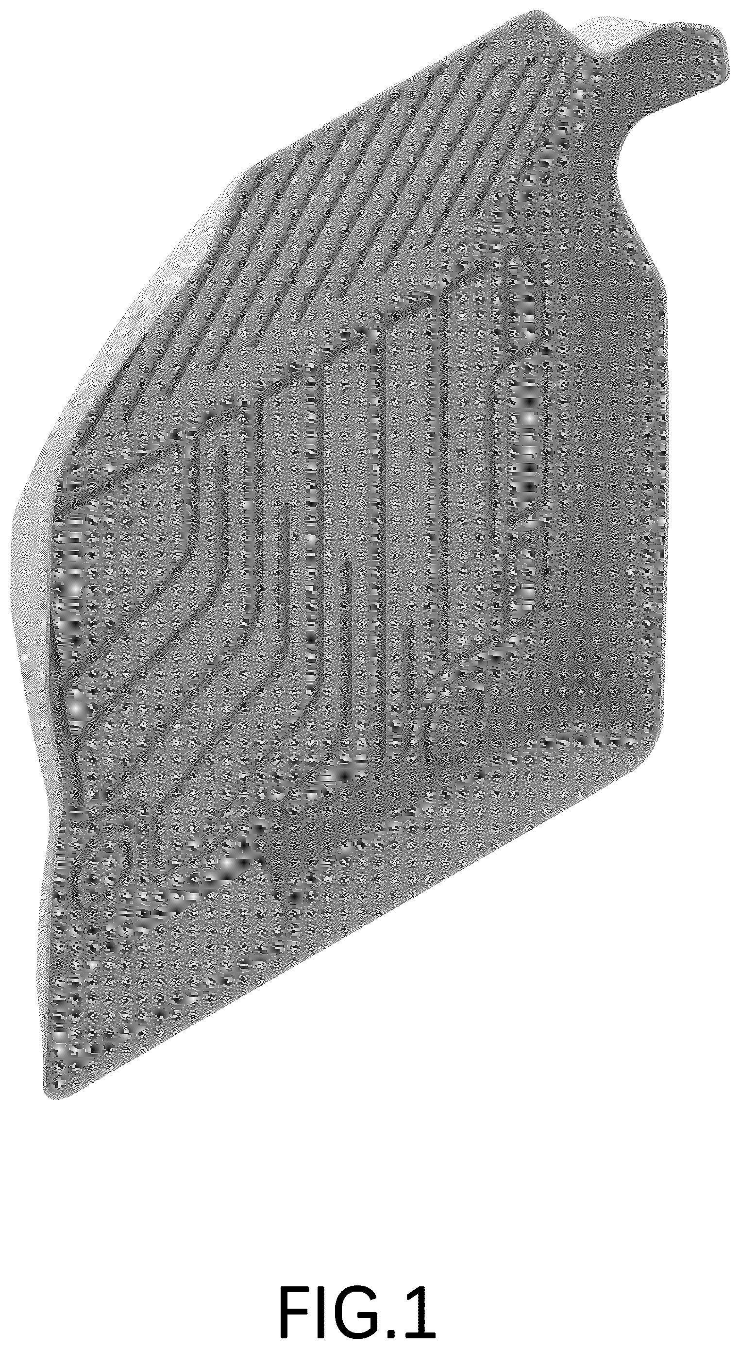Patent USD1043500 Figure 1 – Car mat