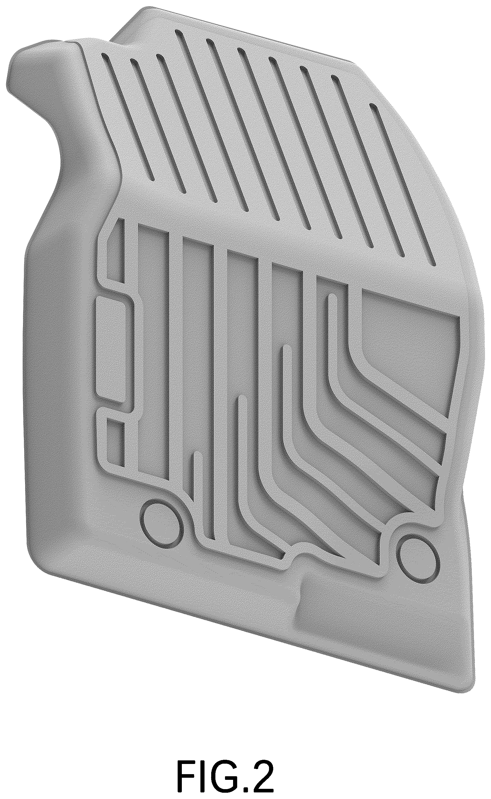 Patent USD1043500 Figure 2 – Car mat