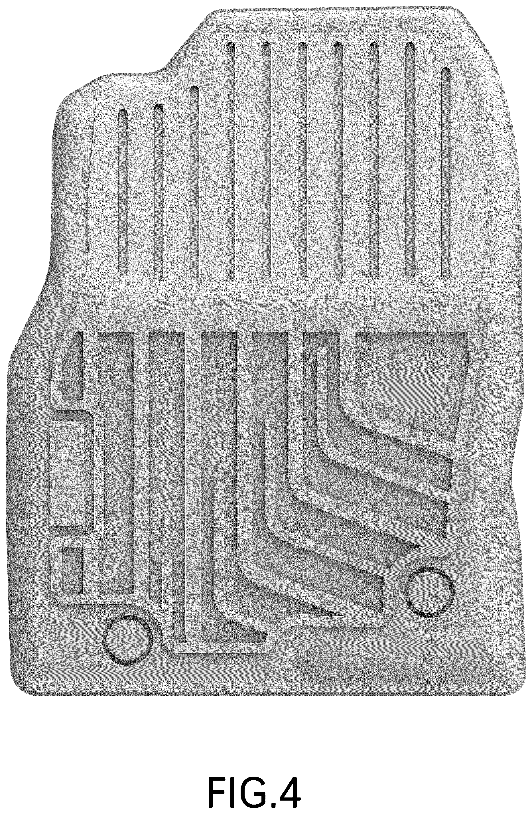 Patent USD1043500 Figure 4 – Car mat