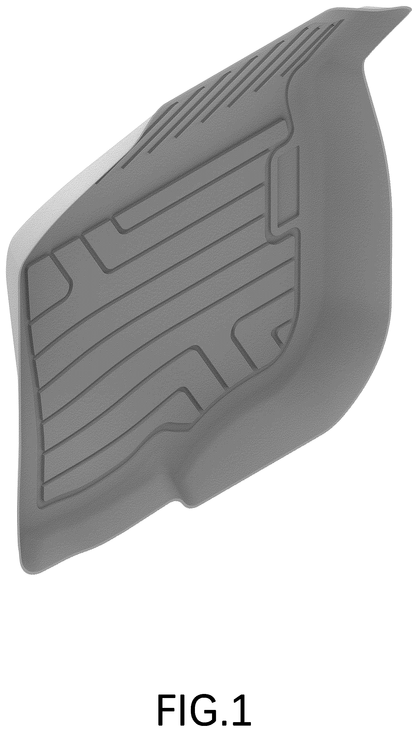Patent USD1043501 Figure 1 – Car mat