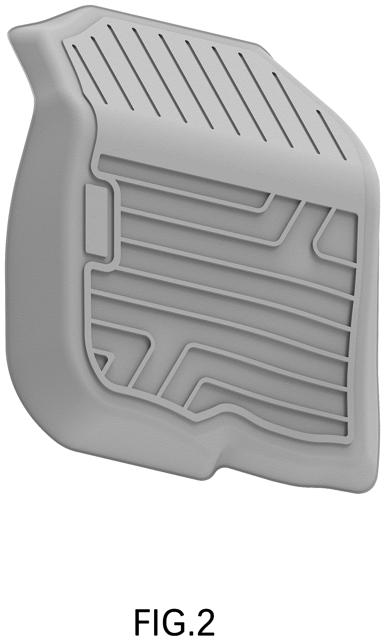Patent USD1043501 Figure 2 – Car mat