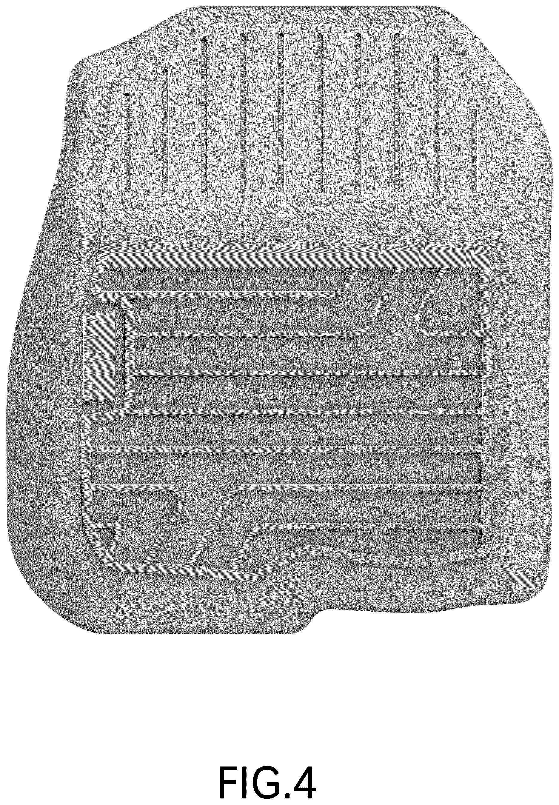 Patent USD1043501 Figure 4 – Car mat