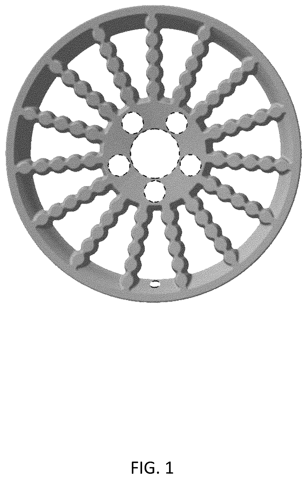 Patent USD1043506 Figure 1 – Vehicle wheel