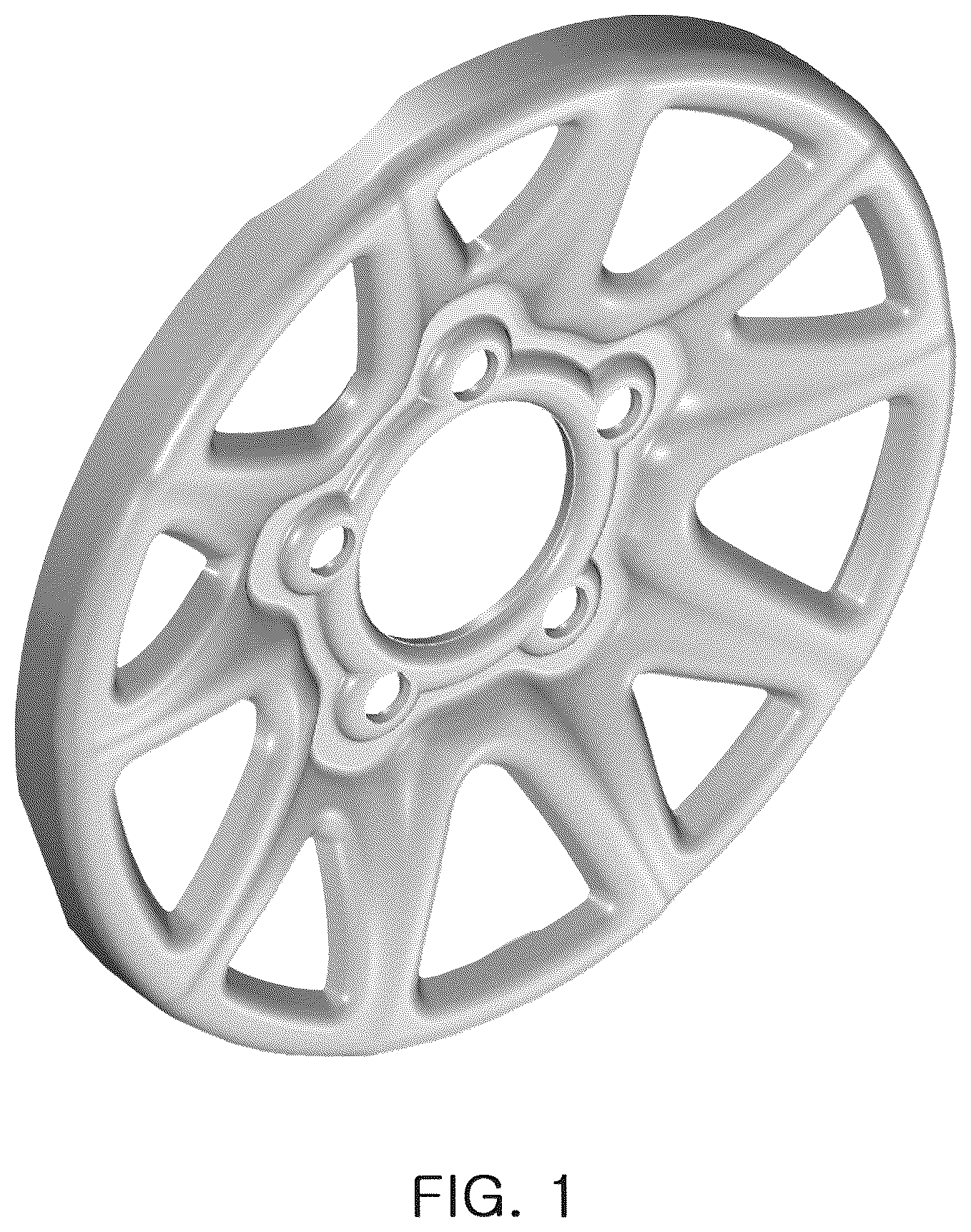 Patent USD1043509 — Wheel disc for a vehicle — Figure 1