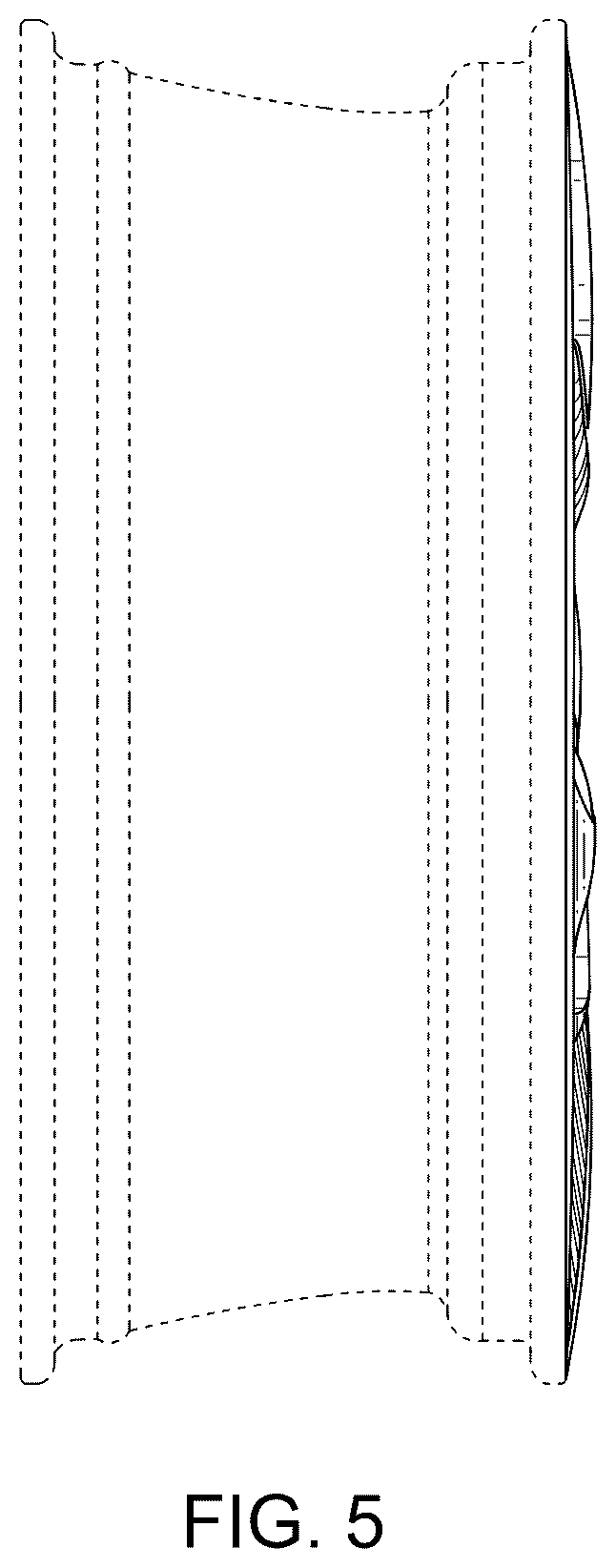 Patent USD1043511 Figure 5 – Wheel hub