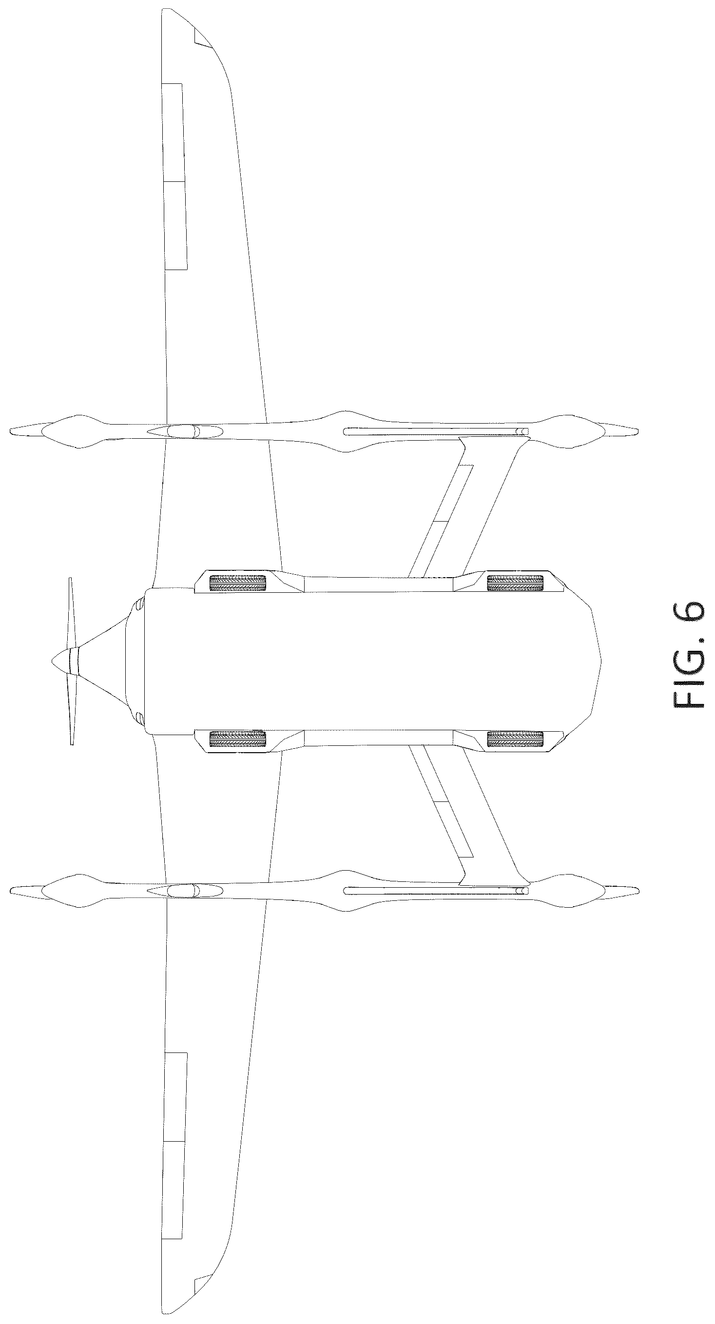 Patent USD1043520 Figure 6 – Aircraft for air travel