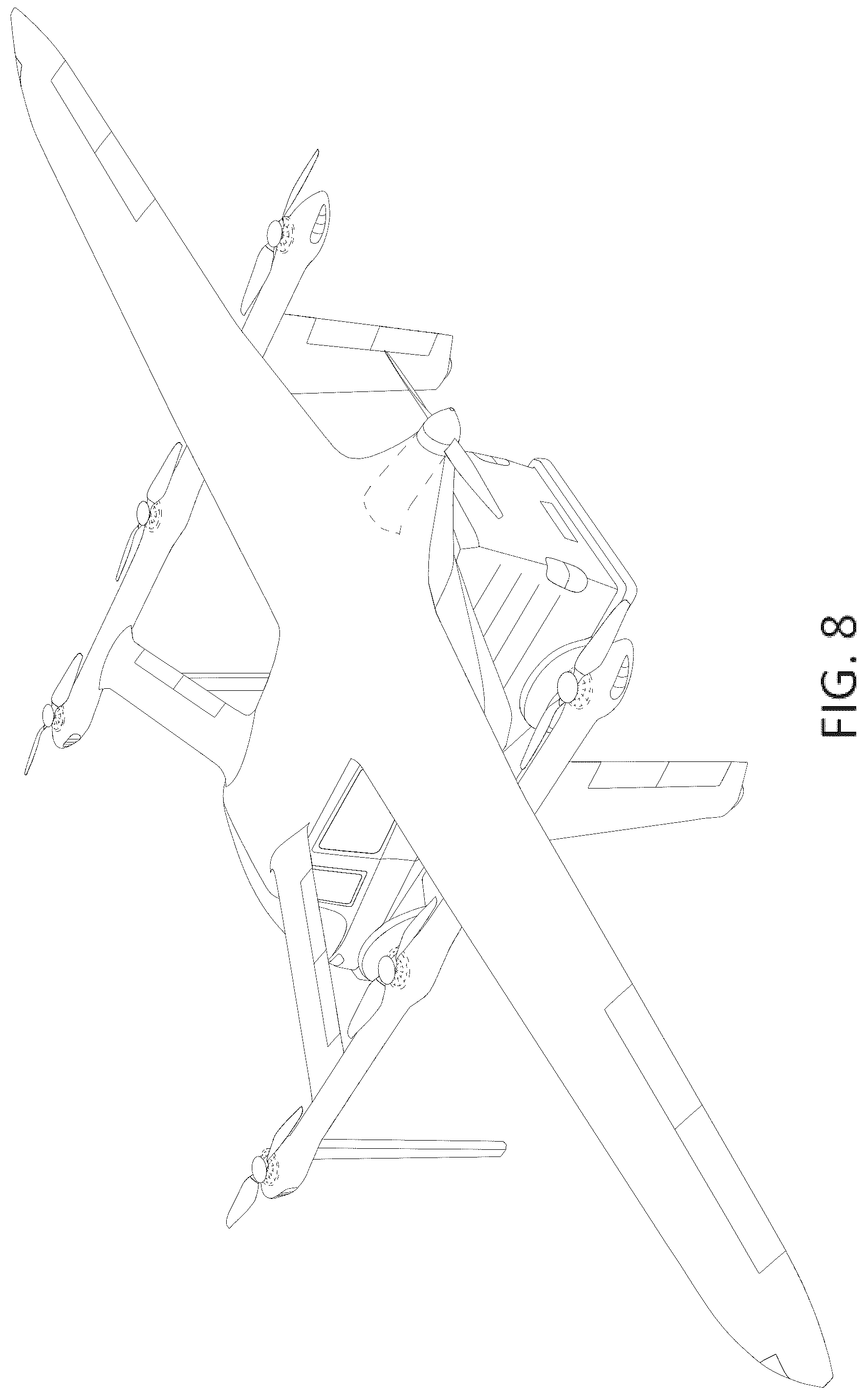Patent USD1043520 Figure 8 – Aircraft for air travel