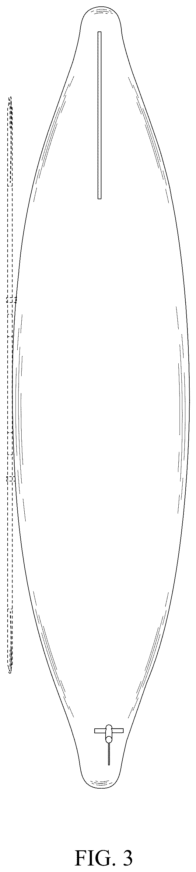 Patent USD1043522 Figure 3 – Inflatable pedal kayak