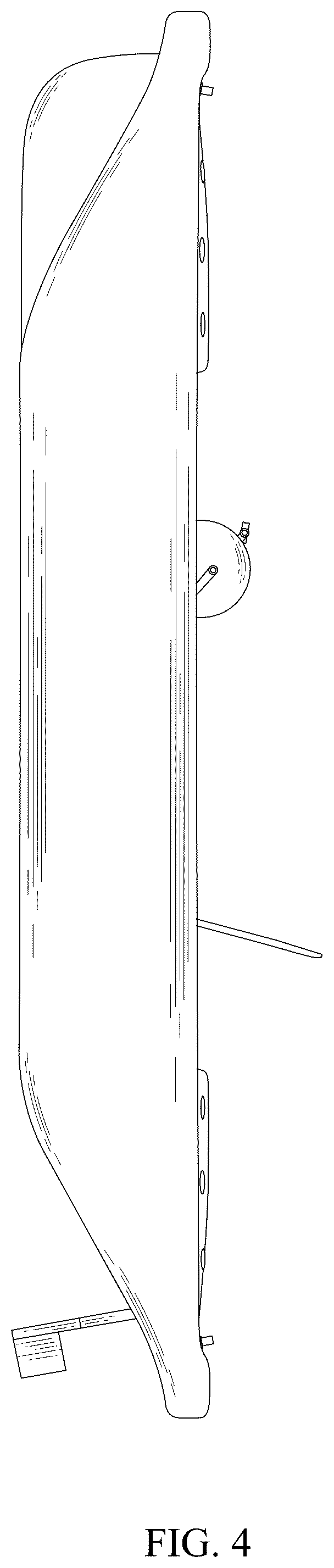 Patent USD1043522 Figure 4 – Inflatable pedal kayak
