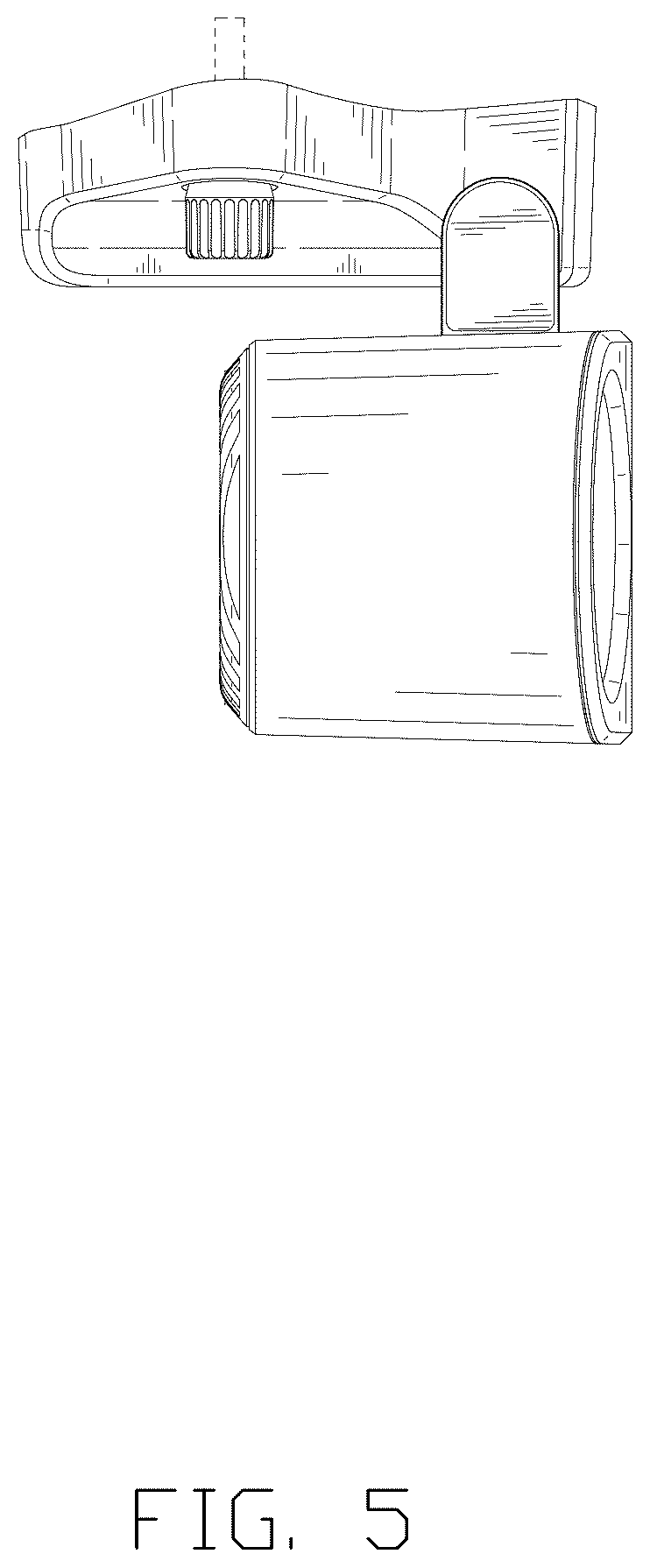 Patent USD1043523 Figure 5 – Megaphone and searchlight integrated device of aircraft