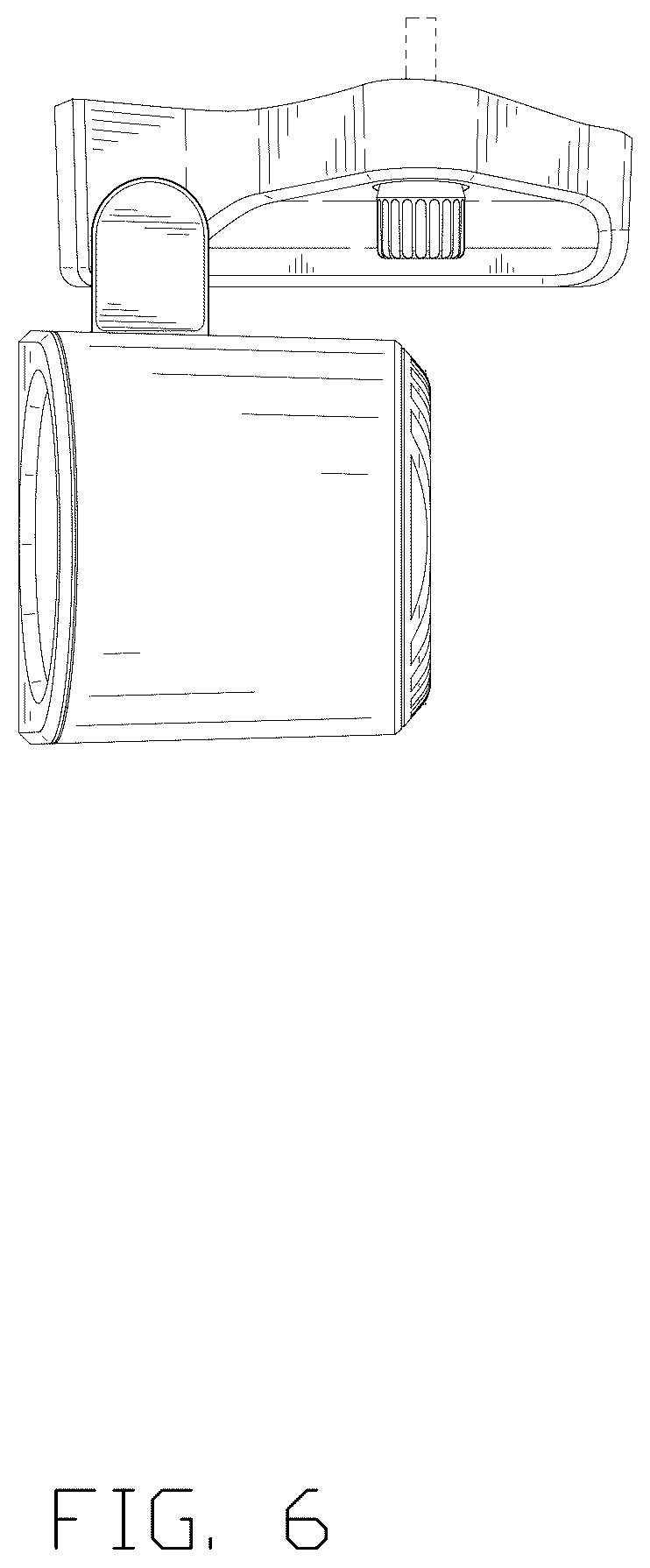 Patent USD1043523 Figure 6 – Megaphone and searchlight integrated device of aircraft