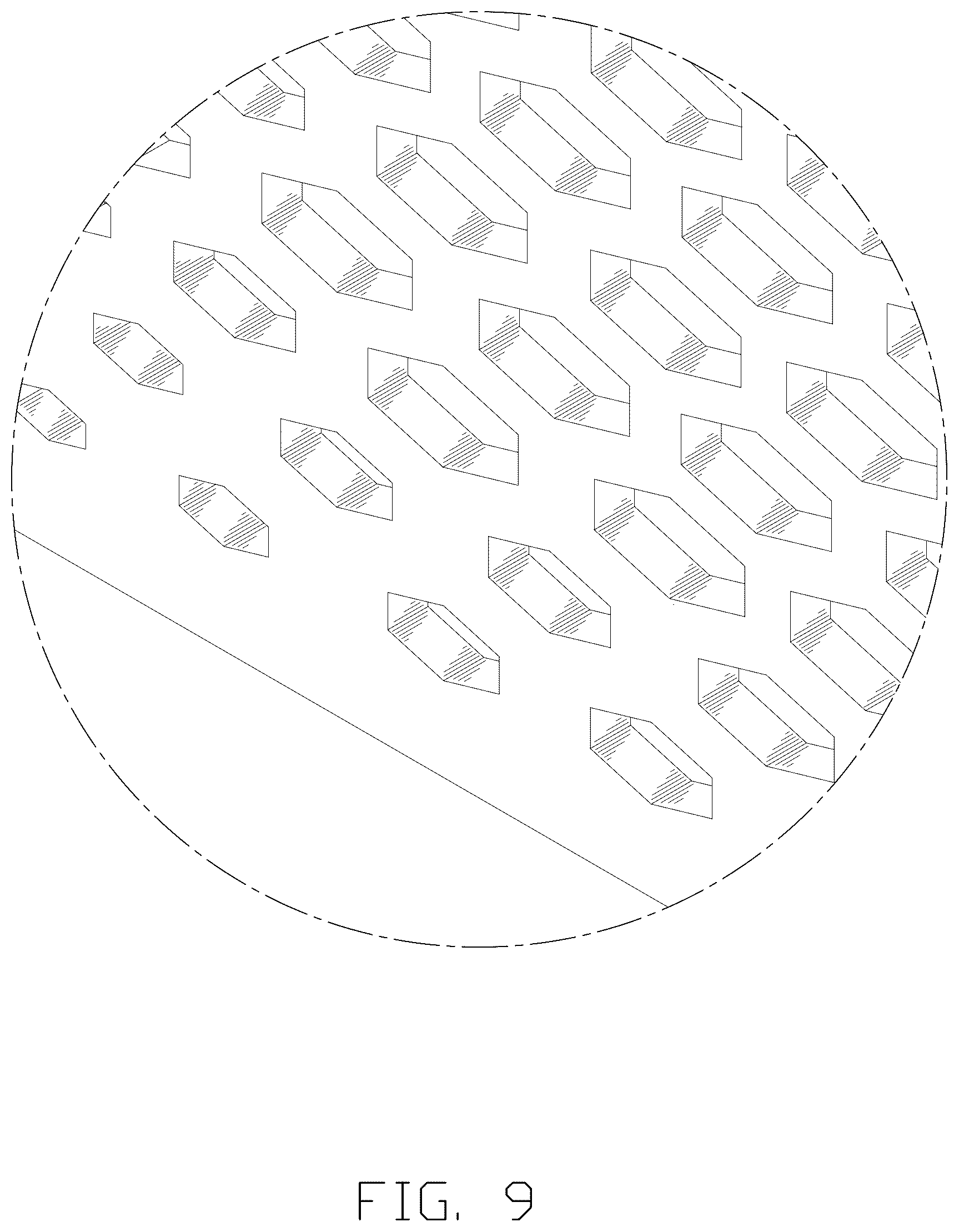 Patent USD1043523 Figure 9 – Megaphone and searchlight integrated device of aircraft
