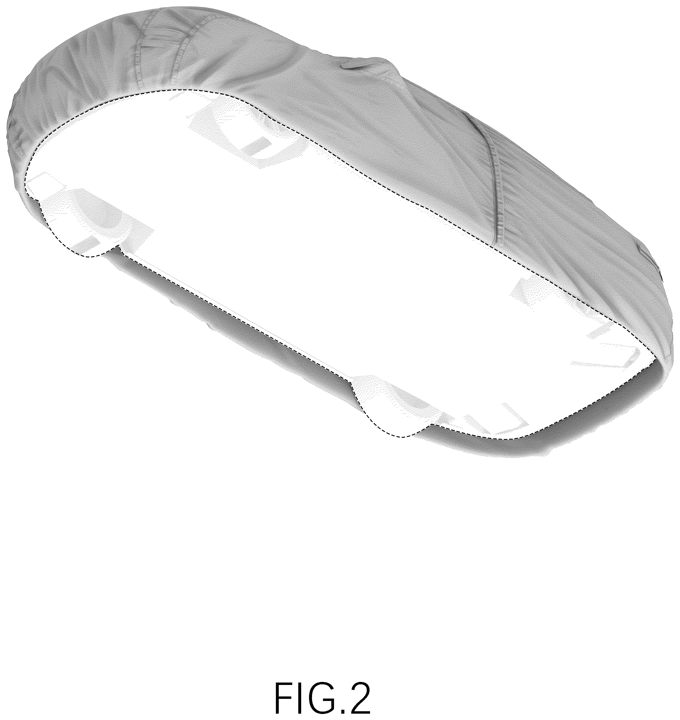 Patent USD1043524 Figure 2 – Car cover