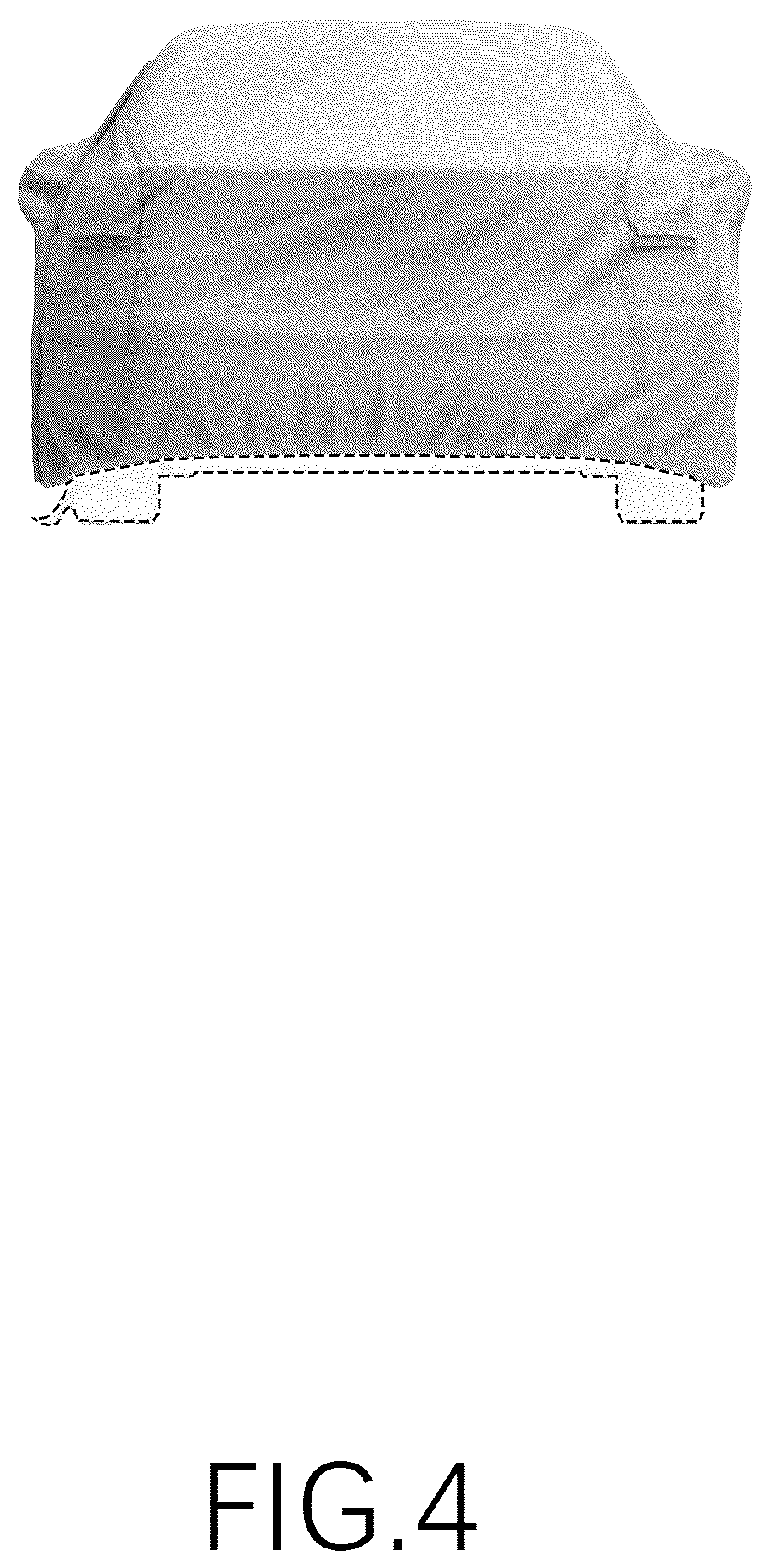 Patent USD1043524 Figure 4 – Car cover