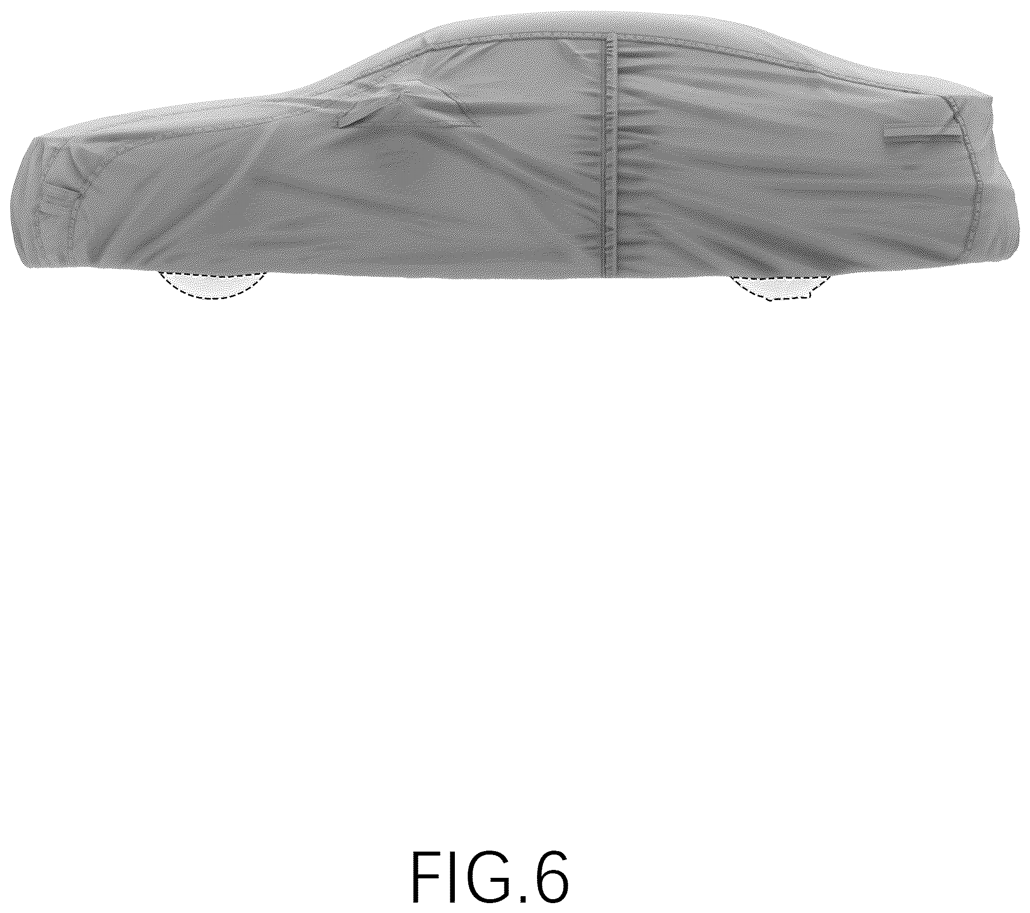Patent USD1043524 Figure 6 – Car cover