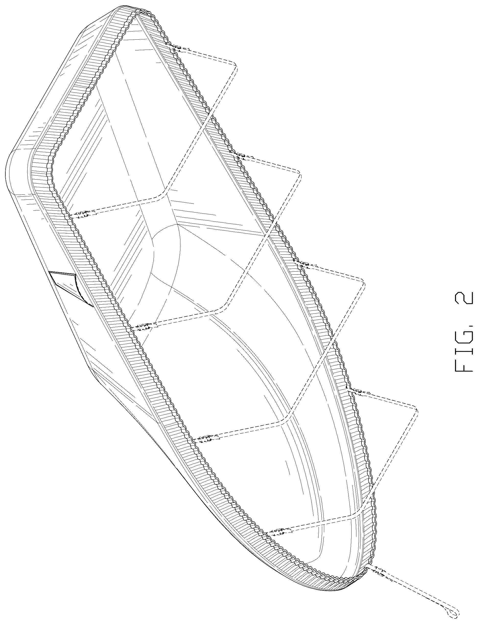 Patent USD1043525 Figure 2 – Boat cover