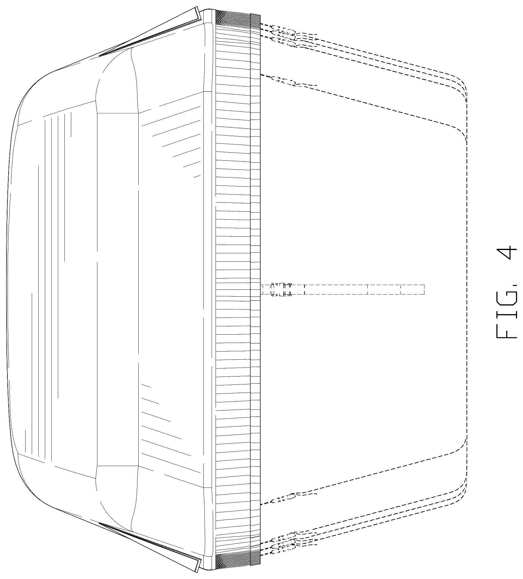 Patent USD1043525 Figure 4 – Boat cover
