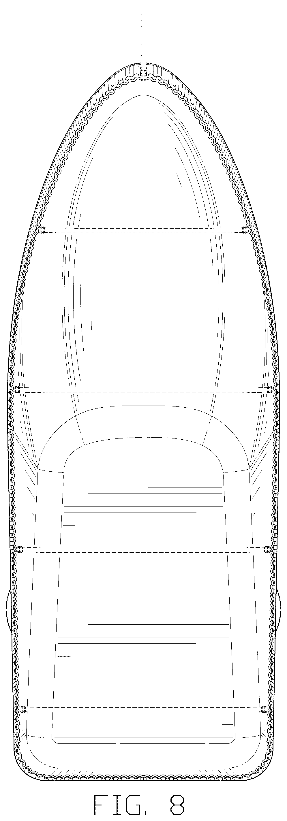 Patent USD1043525 Figure 8 – Boat cover