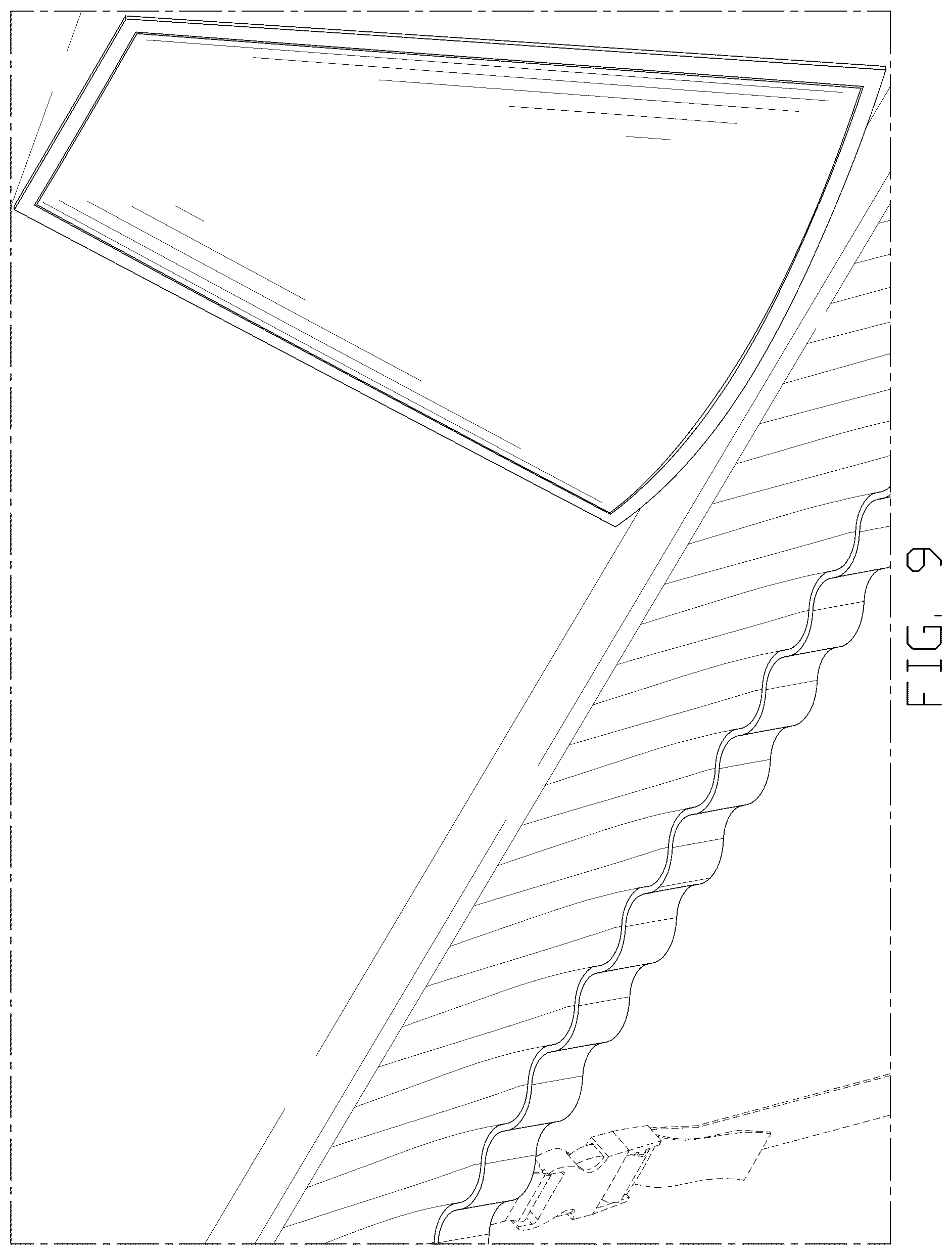 Patent USD1043525 Figure 9 – Boat cover