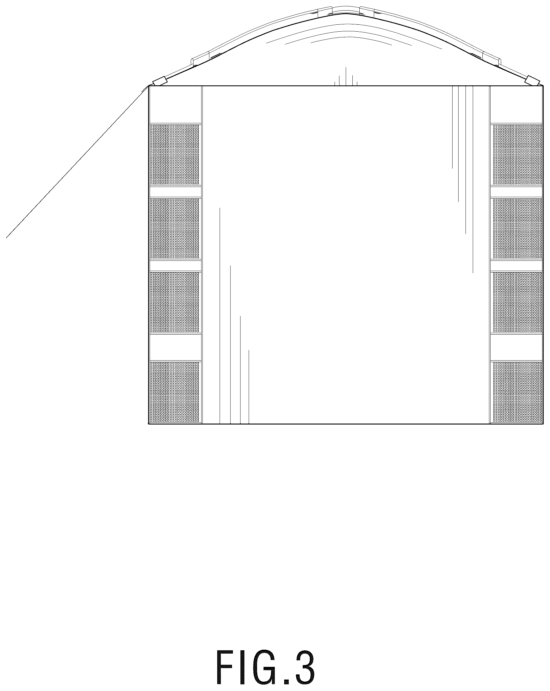 Patent USD1043526 Figure 3 – Car awning