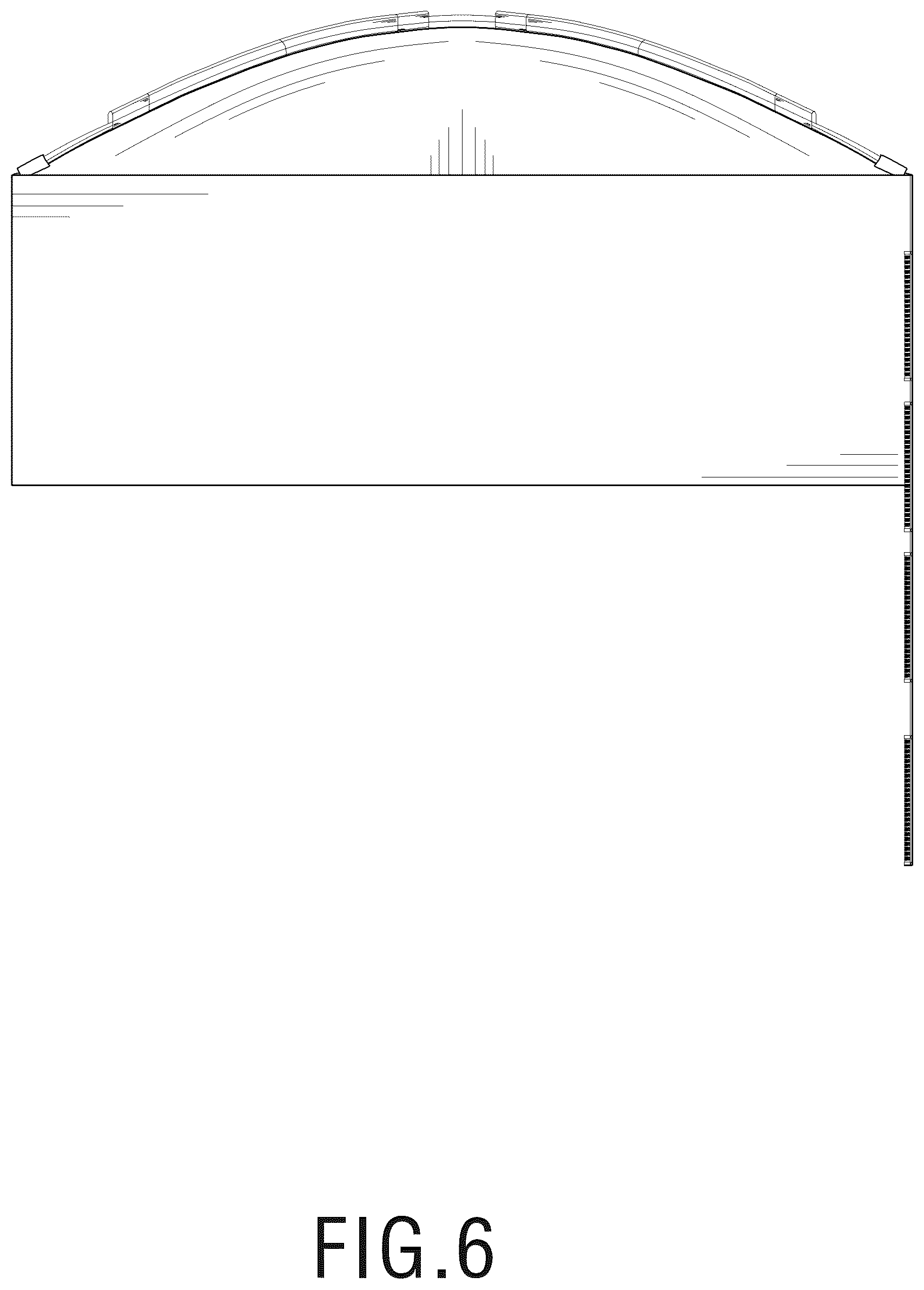 Patent USD1043526 Figure 6 – Car awning